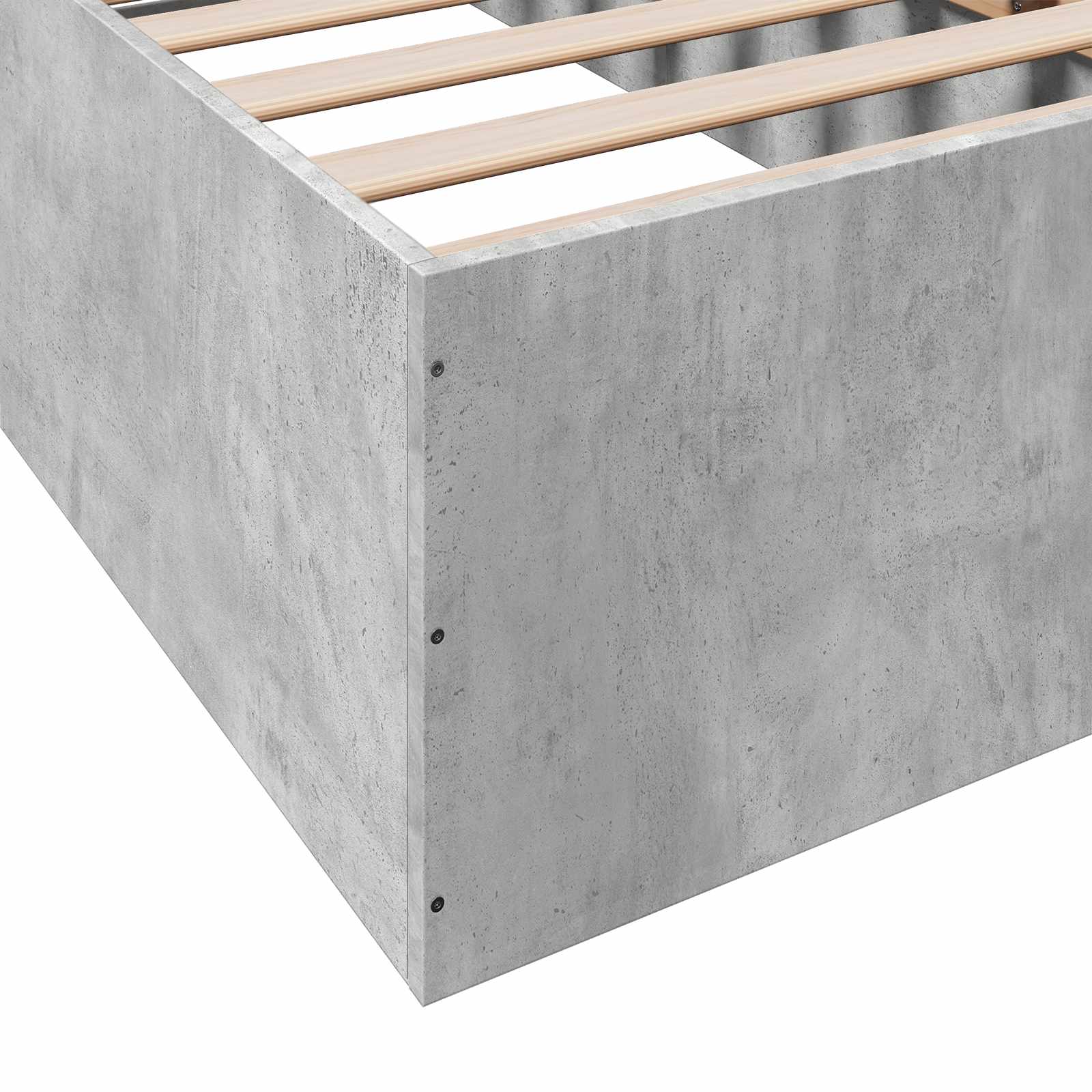 Okvir kreveta za pod Betonska siva 80 x 200 cm