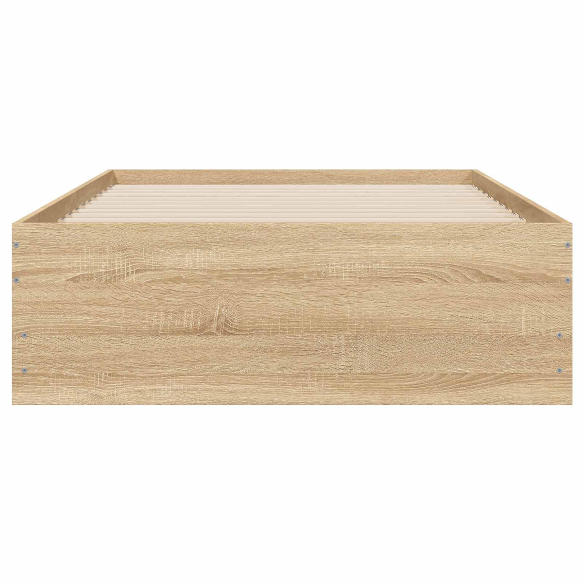 Okvir kreveta s pohranom Hrast sonoma Konstruirano drvo