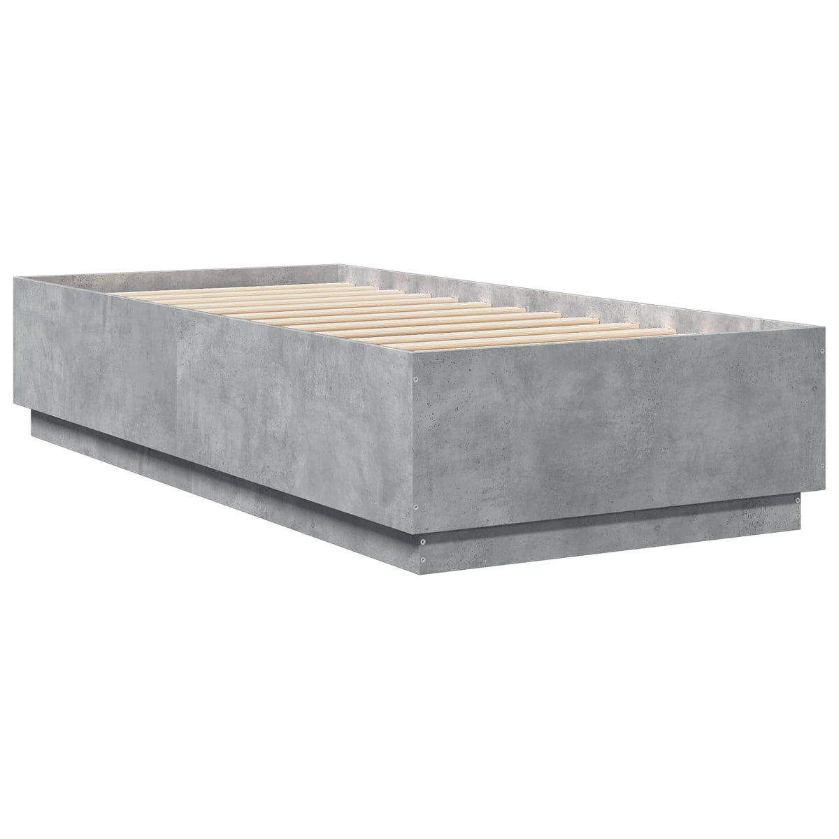 Krevetna konstrukcija Betonska siva 80 x 200 cm