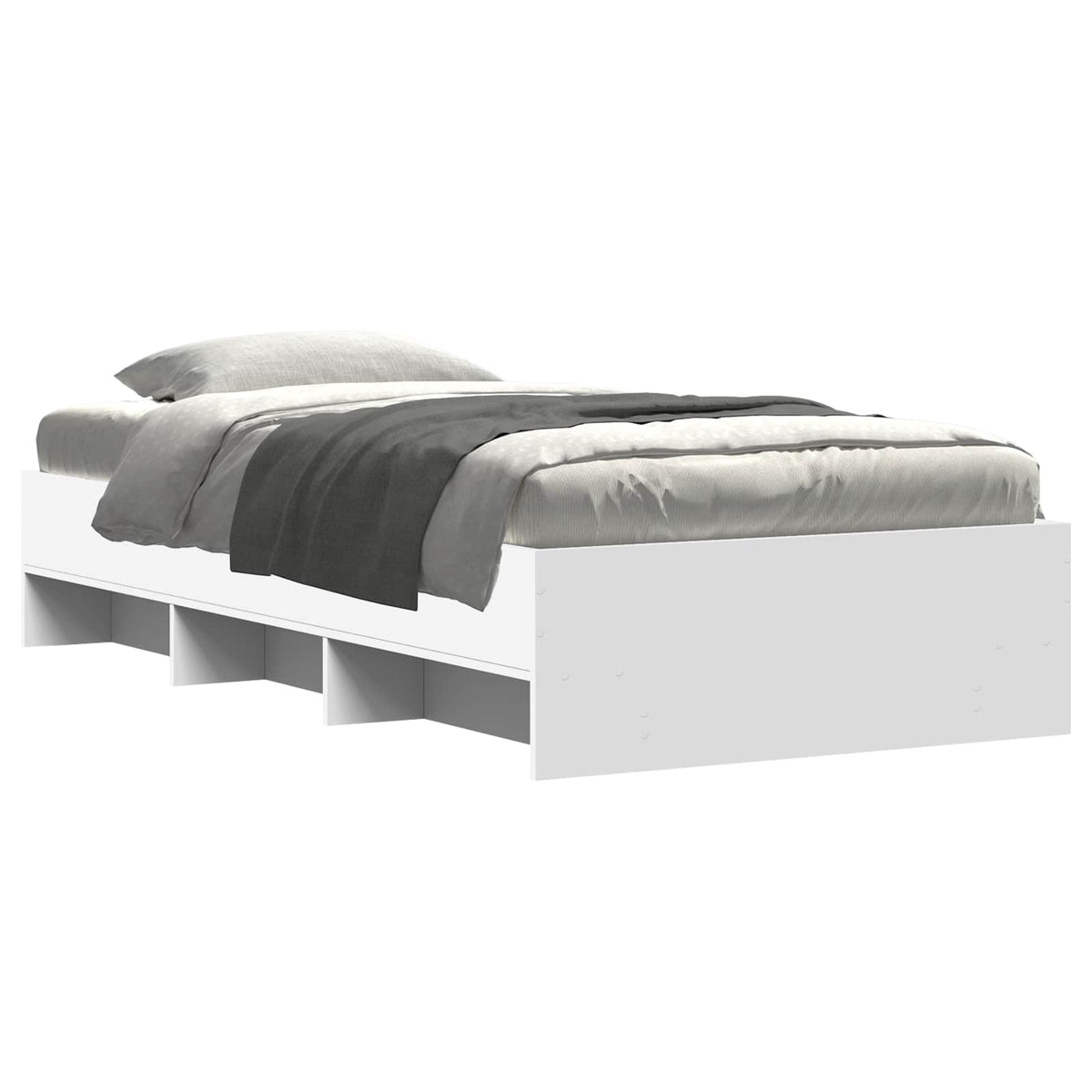 Krevetna konstrukcija Bijela 80 x 200 cm Konstruirano drvo