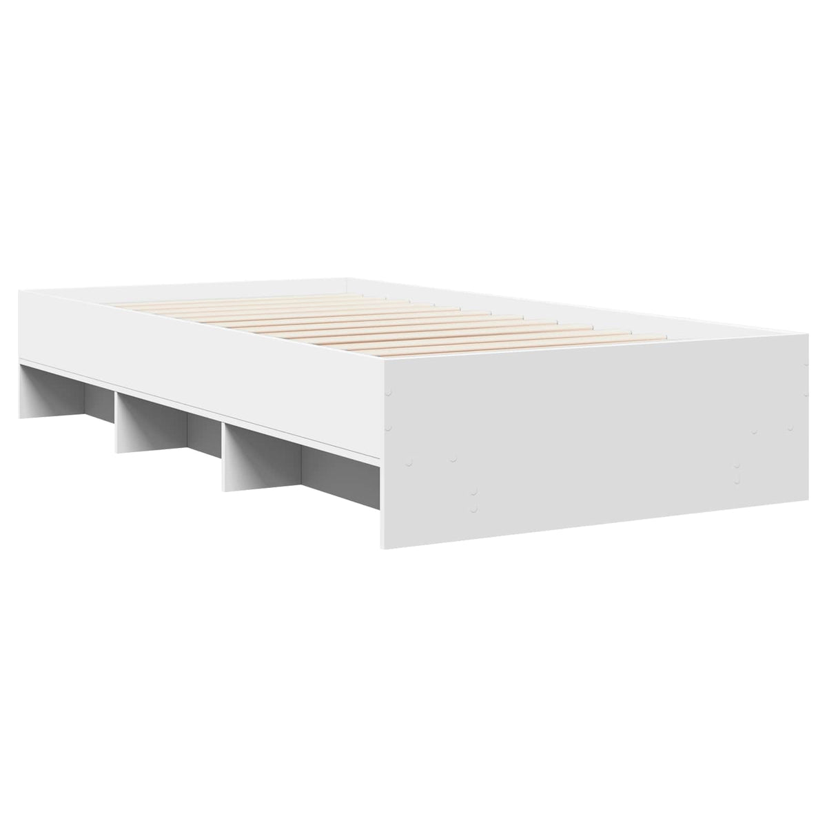 Krevetna konstrukcija Bijela 80 x 200 cm Konstruirano drvo