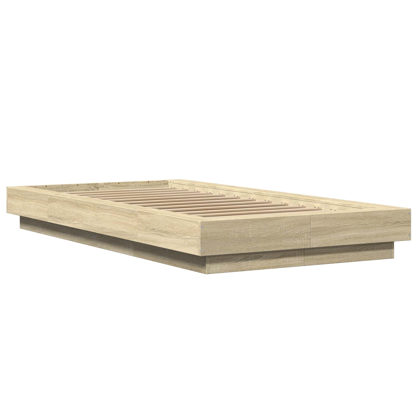 Okvir kreveta za pod Hrast sonoma 80 x 210 cm Konstruirano drvo