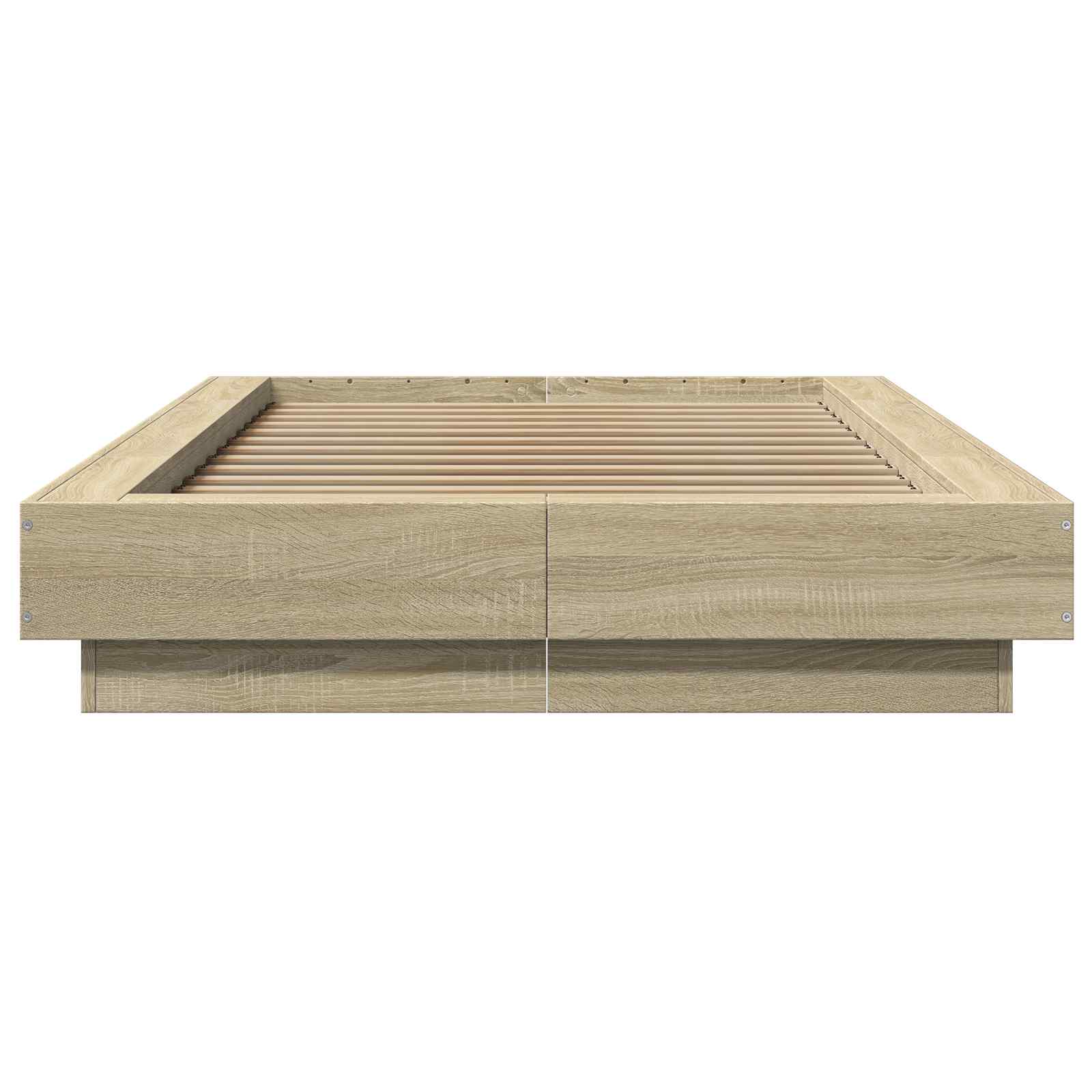 Okvir kreveta za pod Hrast sonoma 80 x 210 cm Konstruirano drvo