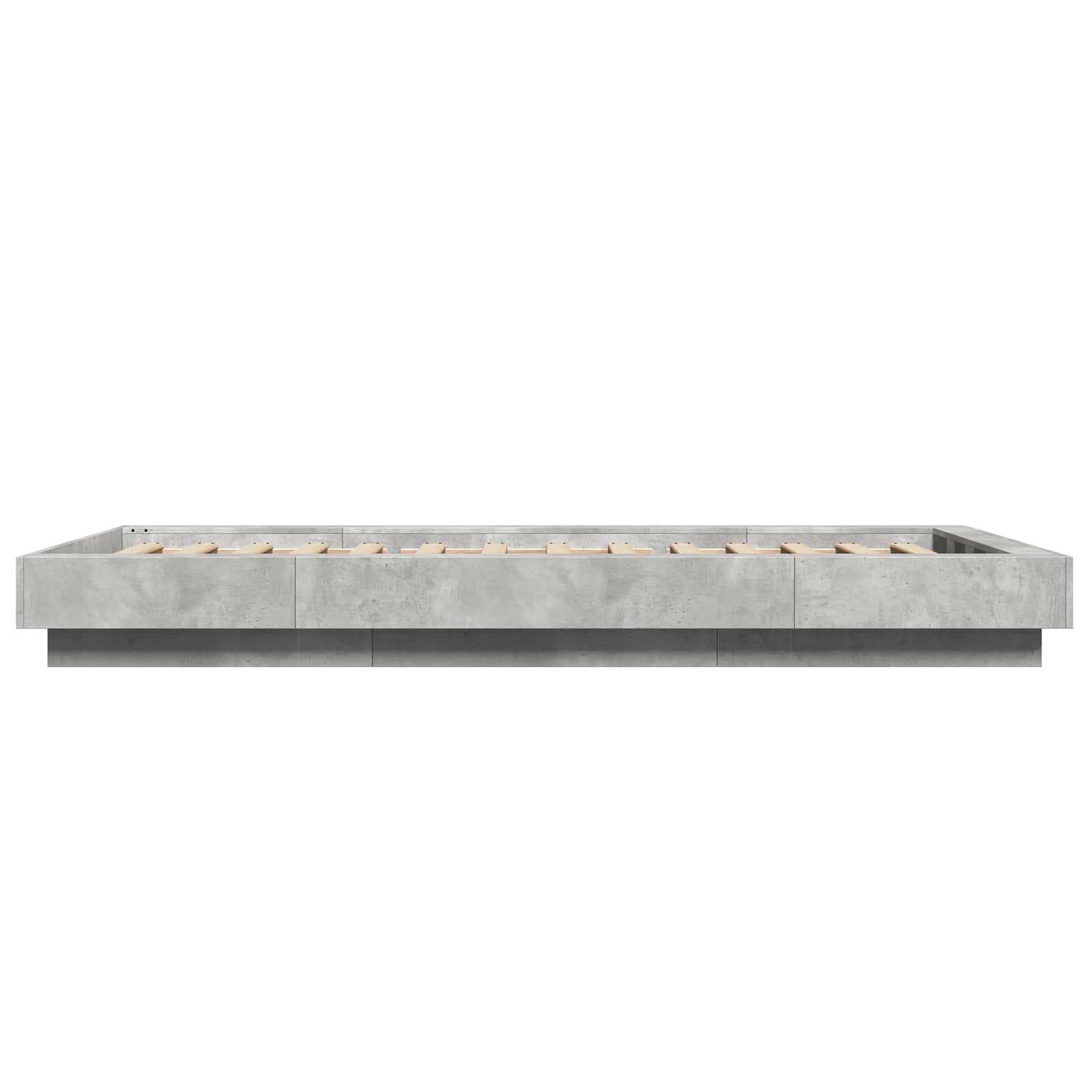 Okvir kreveta za pod Betonska siva 80 x 210 cm