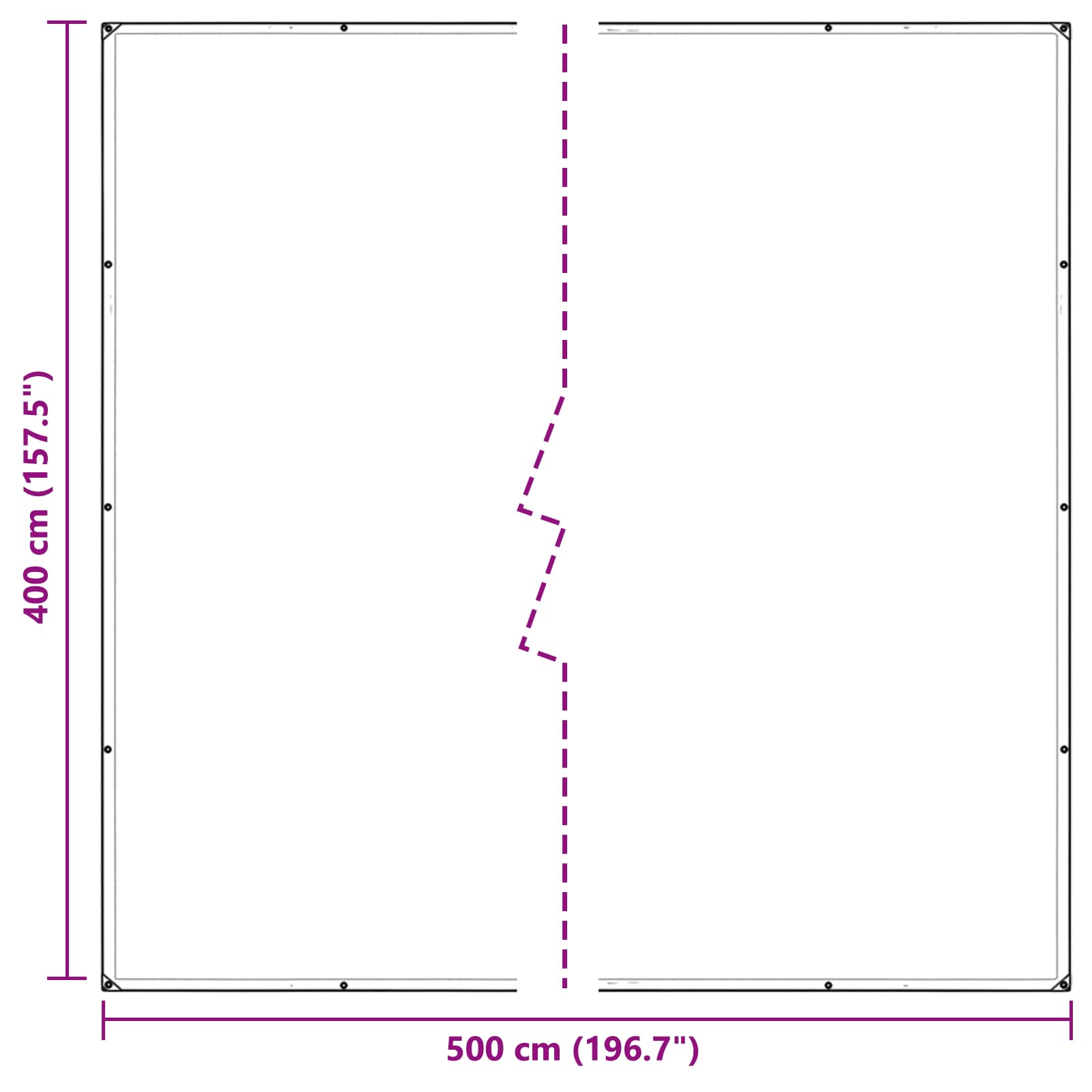 Pokrov za biljke *Transparent*an 4 x 5 m PE
