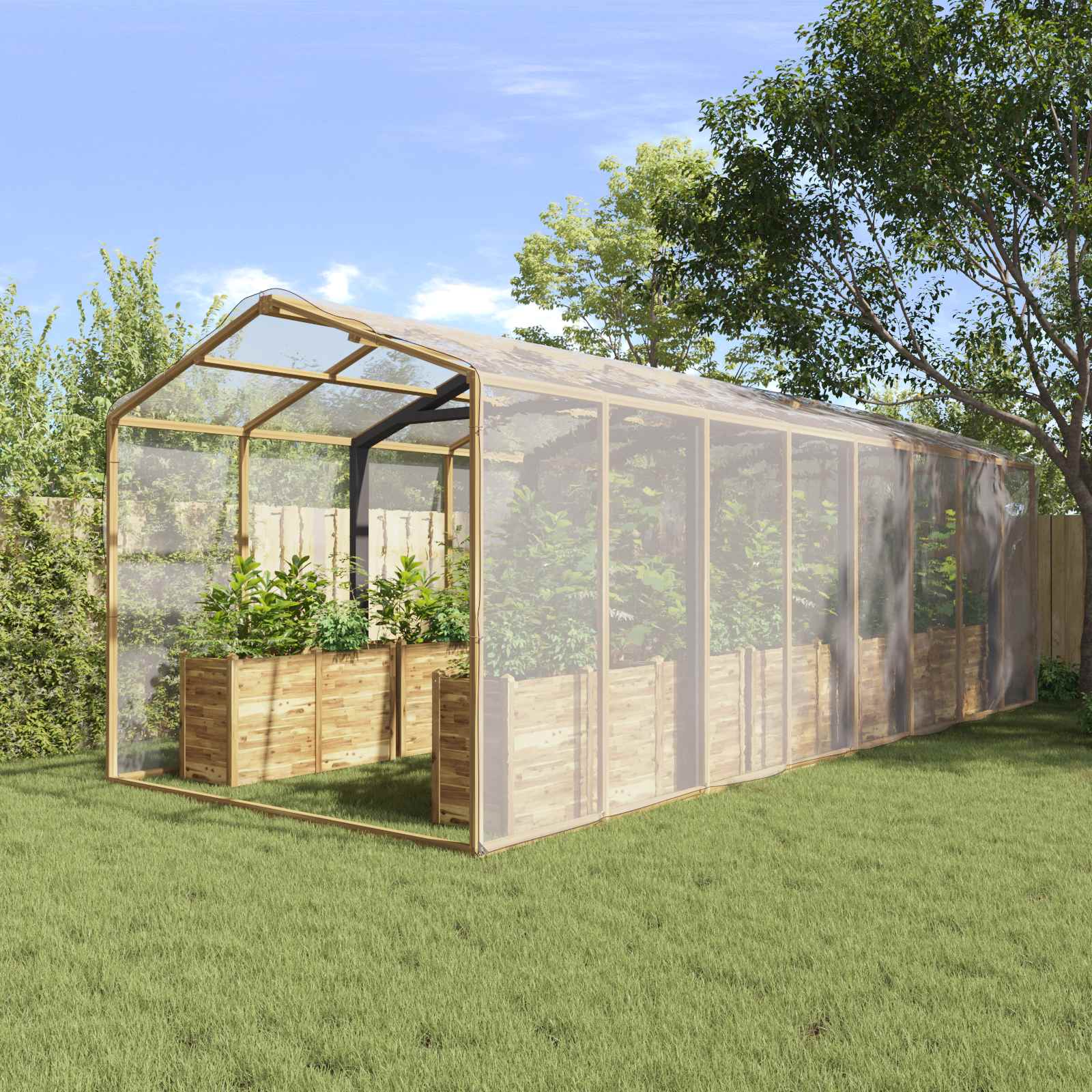 Pokrov za biljke *Transparent*an 6 x 12 m PE