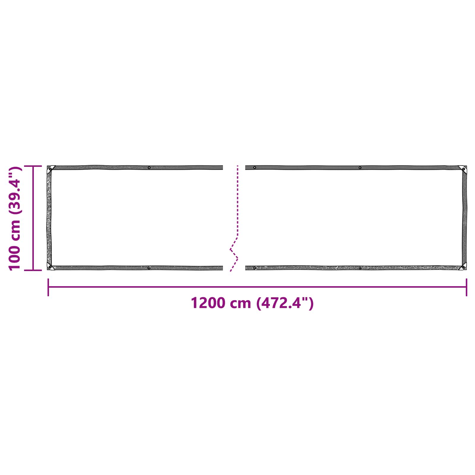Pokrov za biljke *Transparent*an 1 x 12 m PE