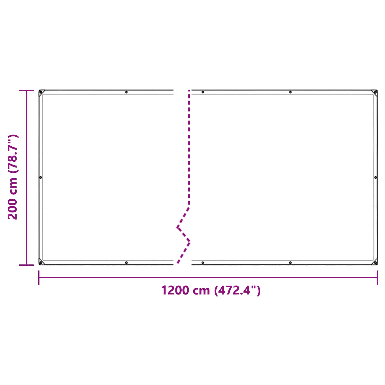 Pokrov za biljke *Transparent*an 2 x 12 m PVC