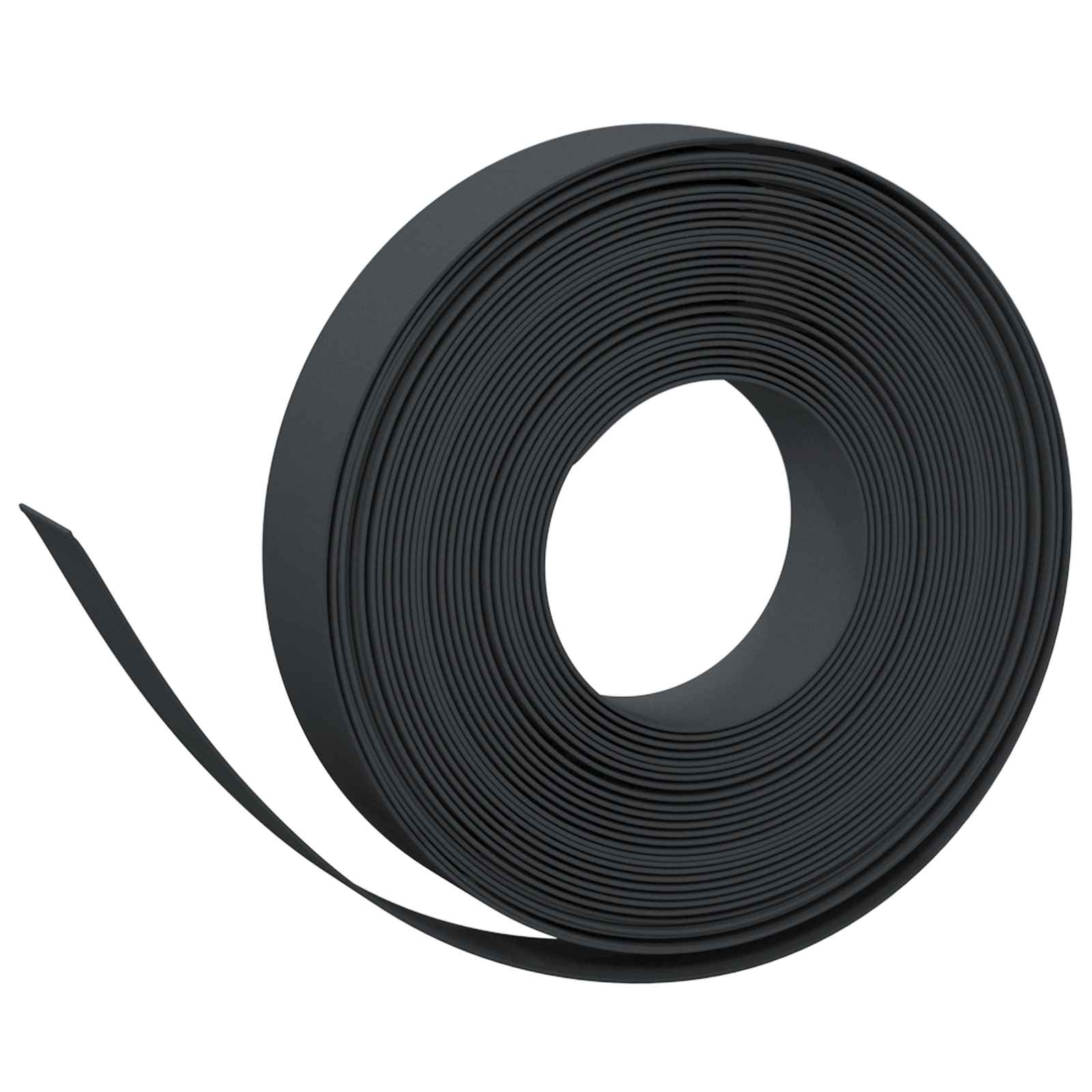 Ograda za vrt 25 m 10 cm PE Crna