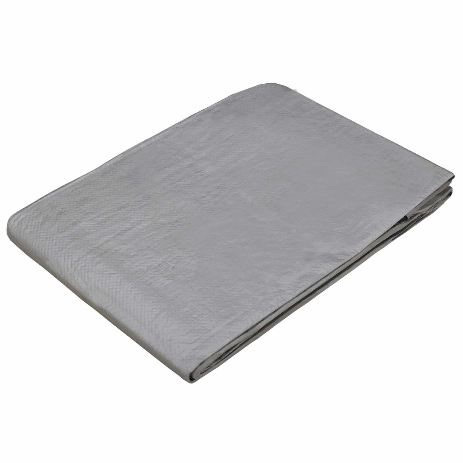 Cerada s rupama Svjetlosiva 8 x 12 m 90 gsm PE