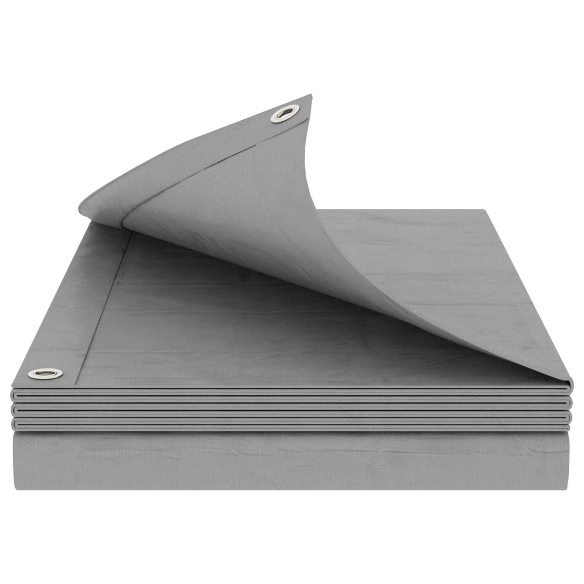 Cerada s rupama Svjetlosiva 3 x 5 m 180 gsm PE