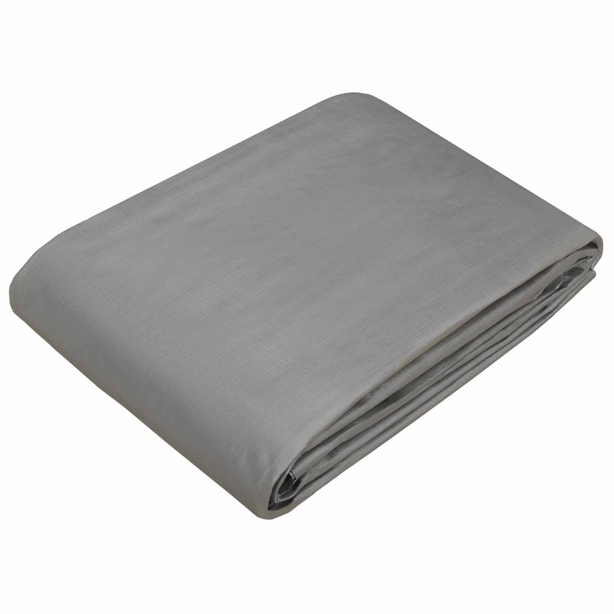 Cerada s rupama Svjetlosiva 6 x 12 m 260 gsm PE