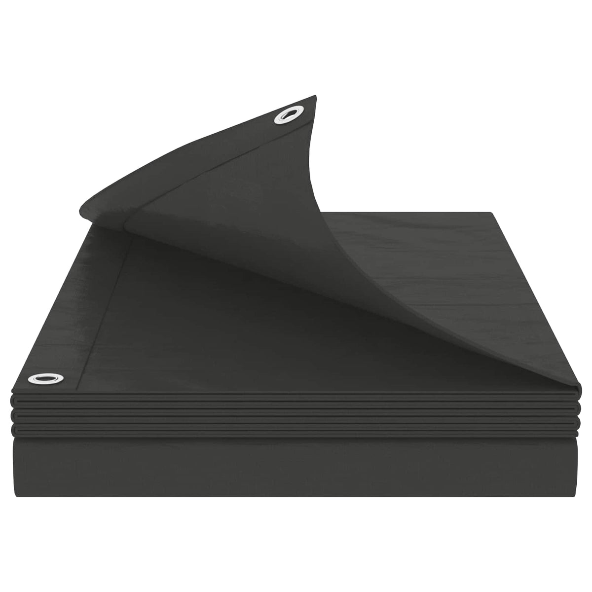 Cerada s rupama Antracit siva 8 x 12 m 90 gsm PE