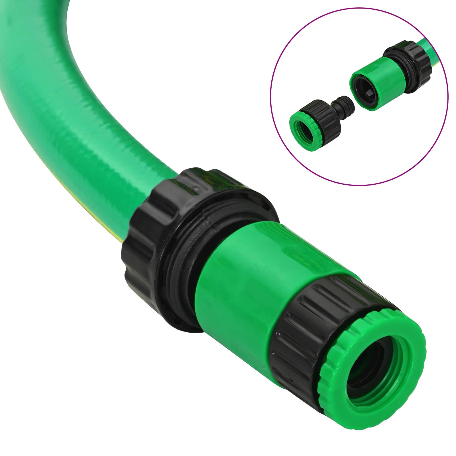 Vrtno crijevo 5-slojno Zelena i žuta 1 / 2'' 50 m PVC