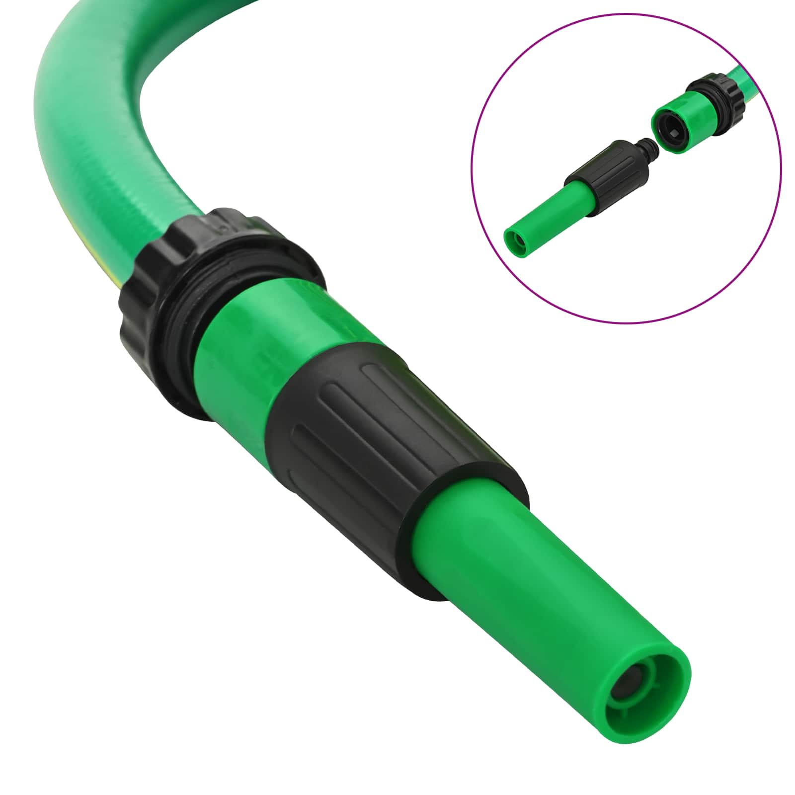 Vrtno crijevo 5-slojno Zelena i žuta 3 / 4" 10 m PVC