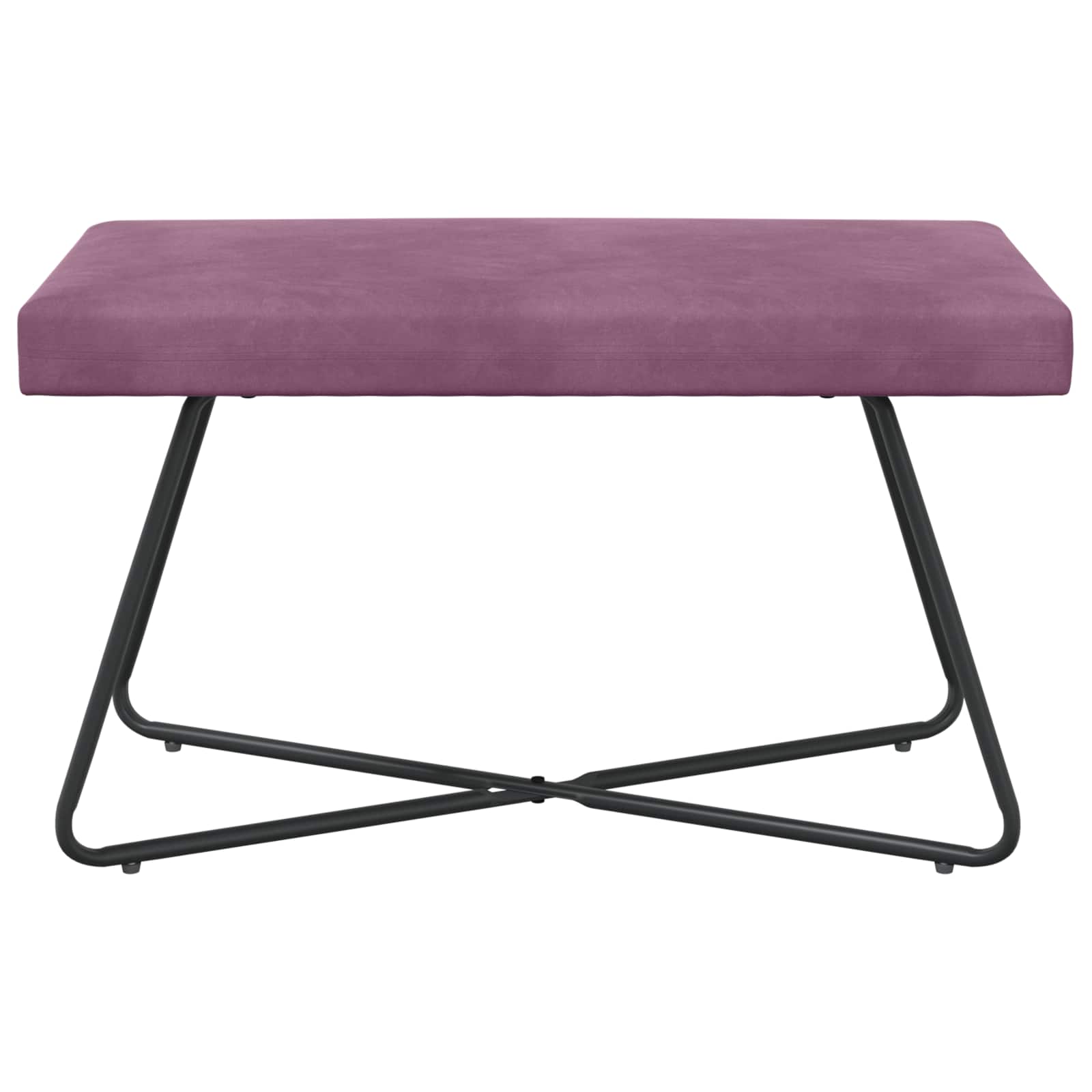 klupa Ljubičasta 80 x 40 x 45 cm Baršun
