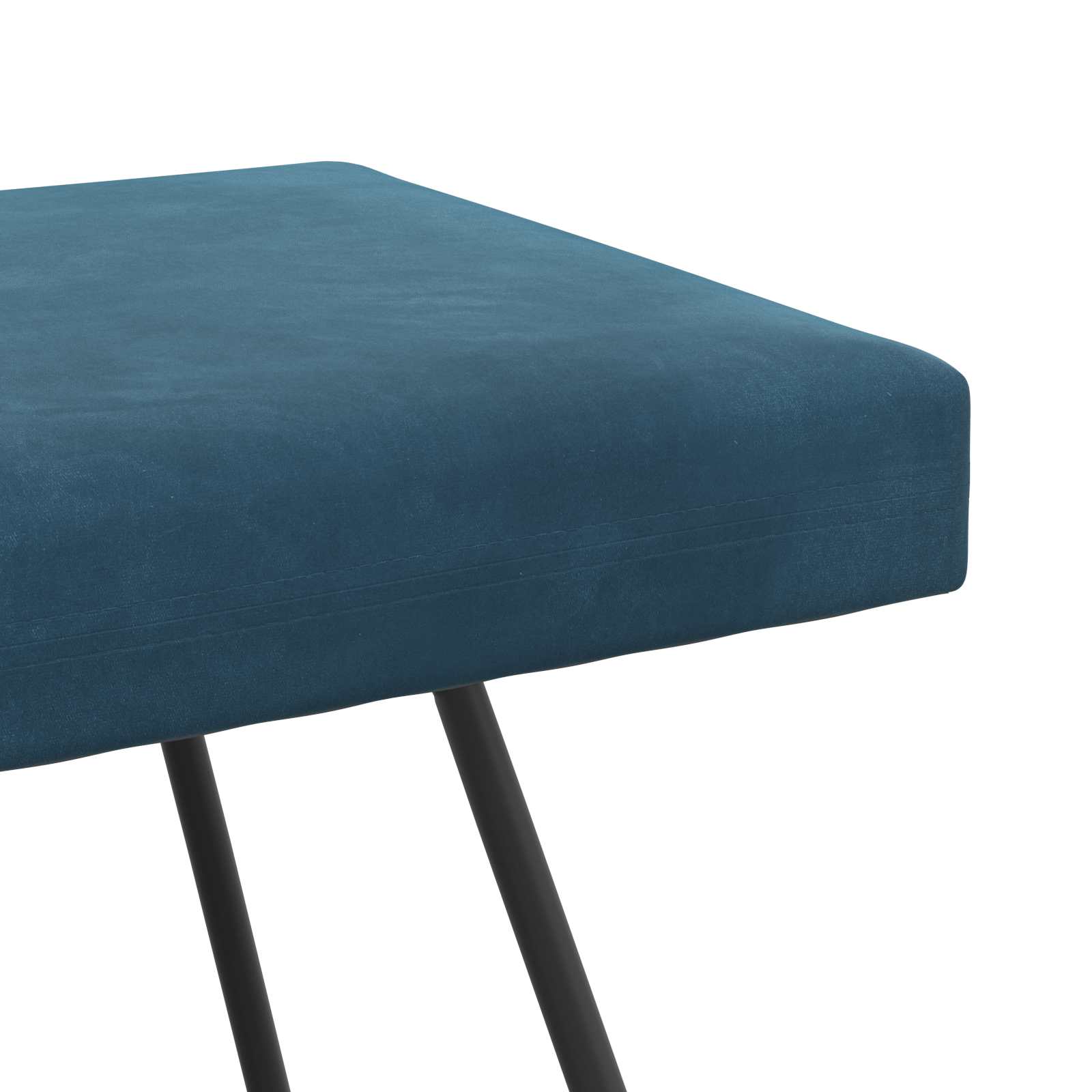 klupa Plava 110 x 40 x 45 cm Baršun