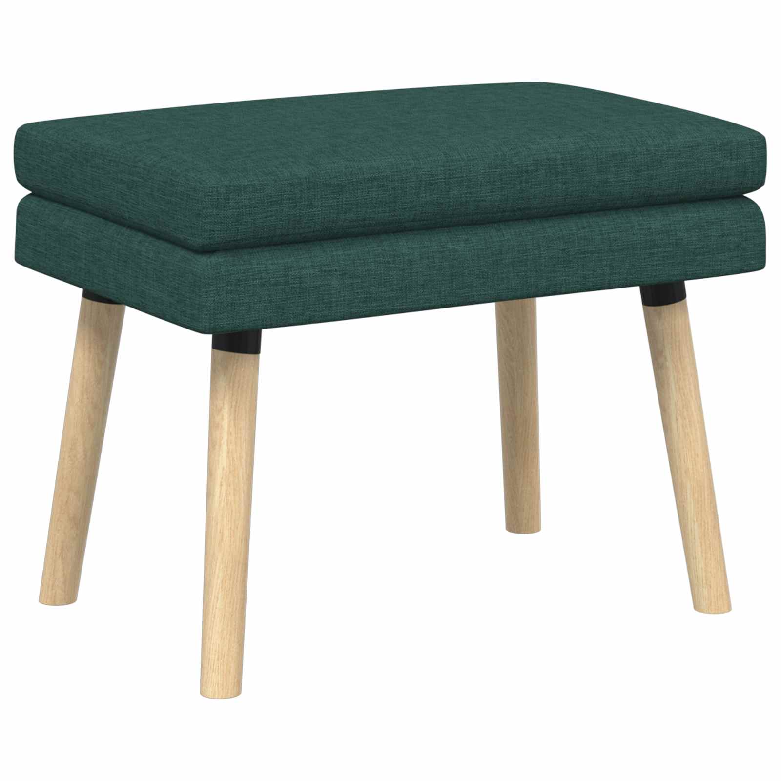 Klupa s dvostrukim slojem Tamnozelena 60 x 40 x 46 cm Tkanina