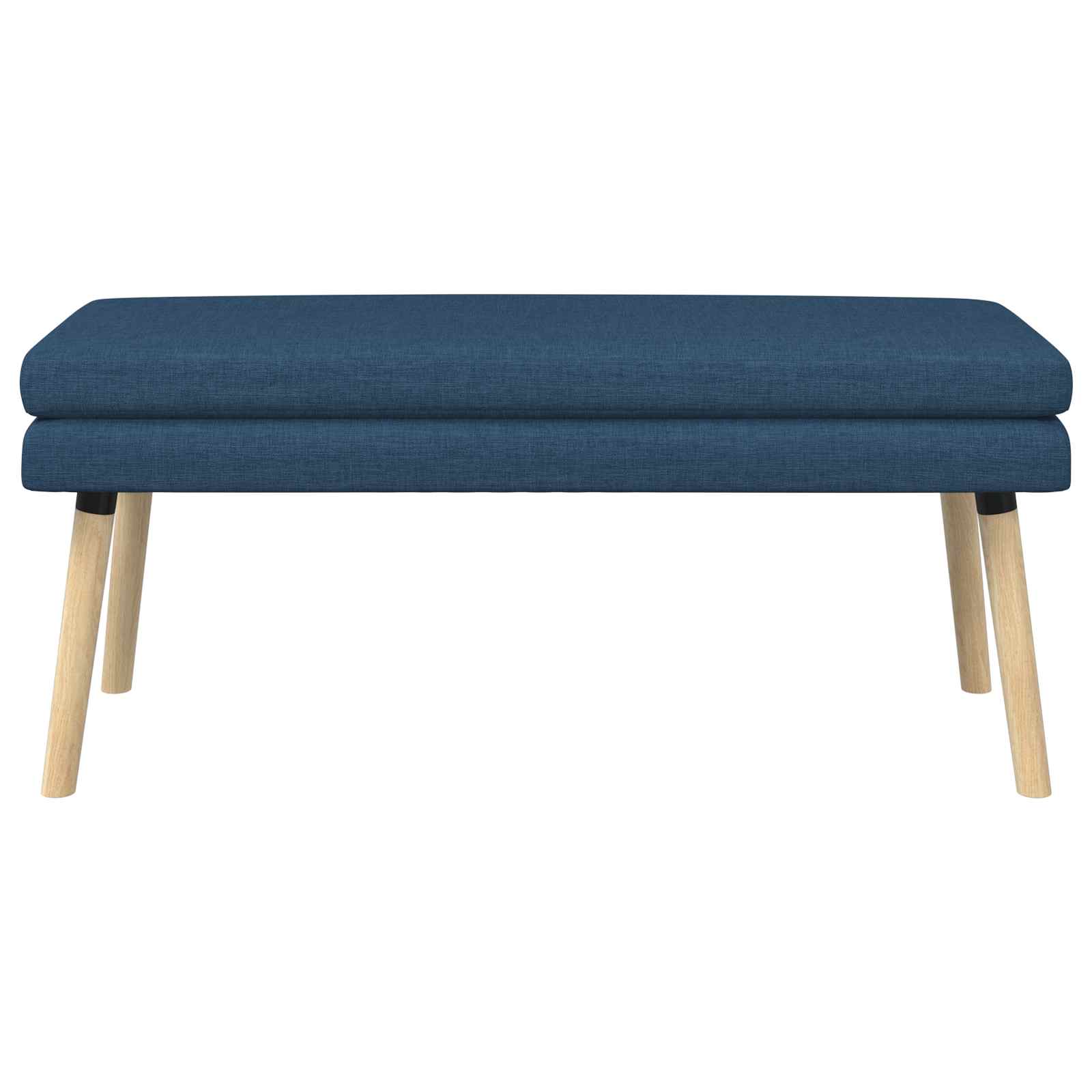 Klupa s dvostrukim slojem Plava 110 x 40 x 47 cm Tkanina