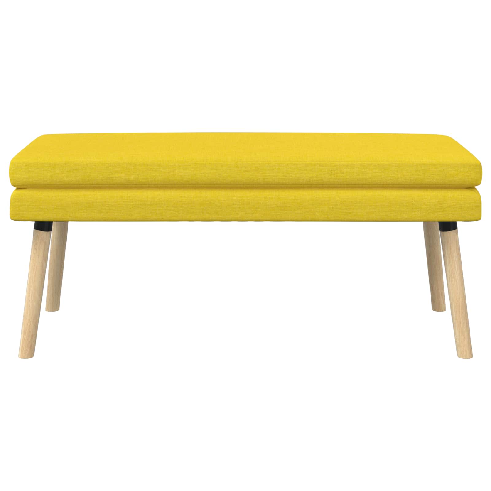 Klupa s dvostrukim slojem Svijetlo žuta 110 x 40 x 47 cm