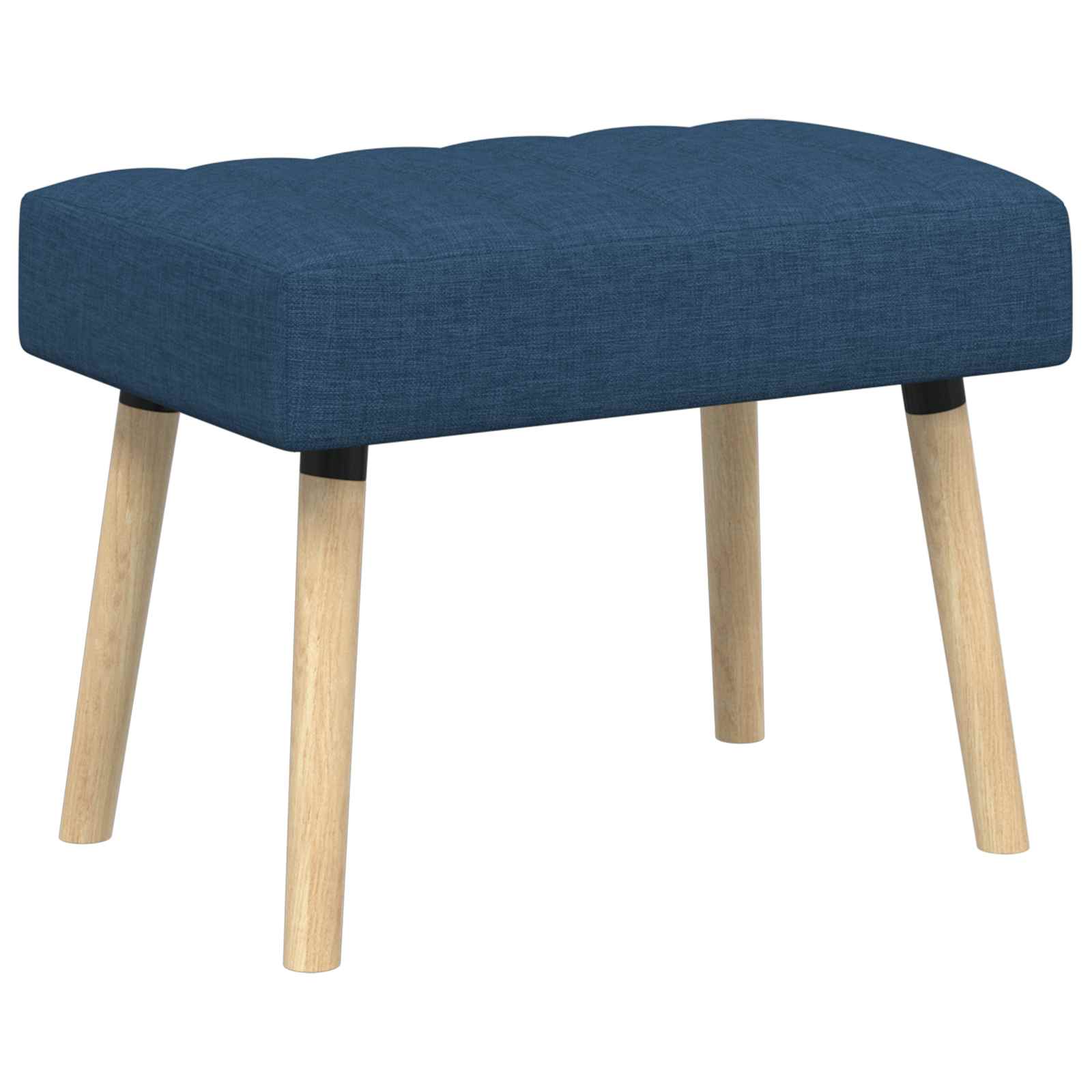 Klupa s utorima Plava 60 x 40 x 45 cm Tkanina