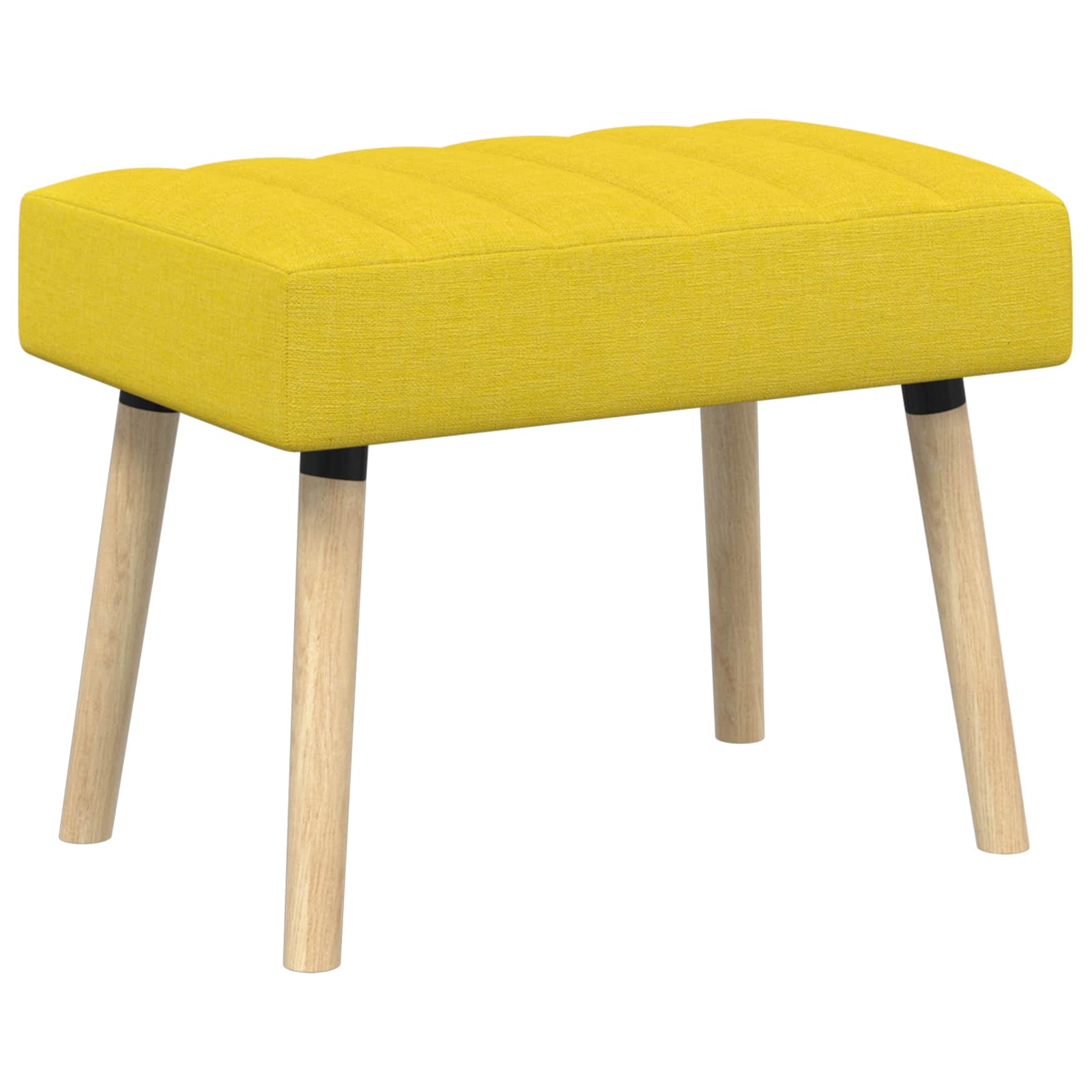 Klupa s utorima Svijetlo žuta 60 x 40 x 45 cm Tkanina