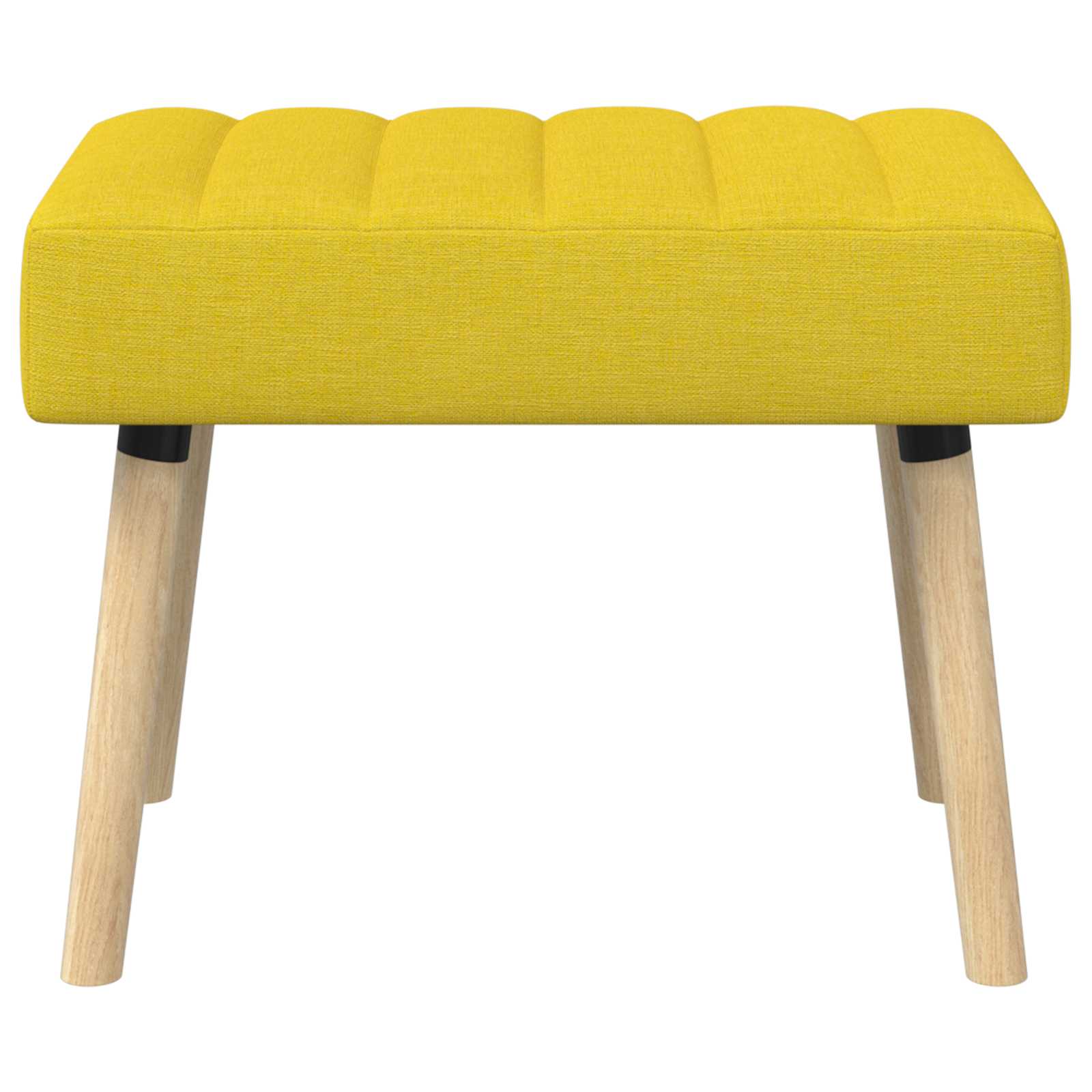 Klupa s utorima Svijetlo žuta 60 x 40 x 45 cm Tkanina