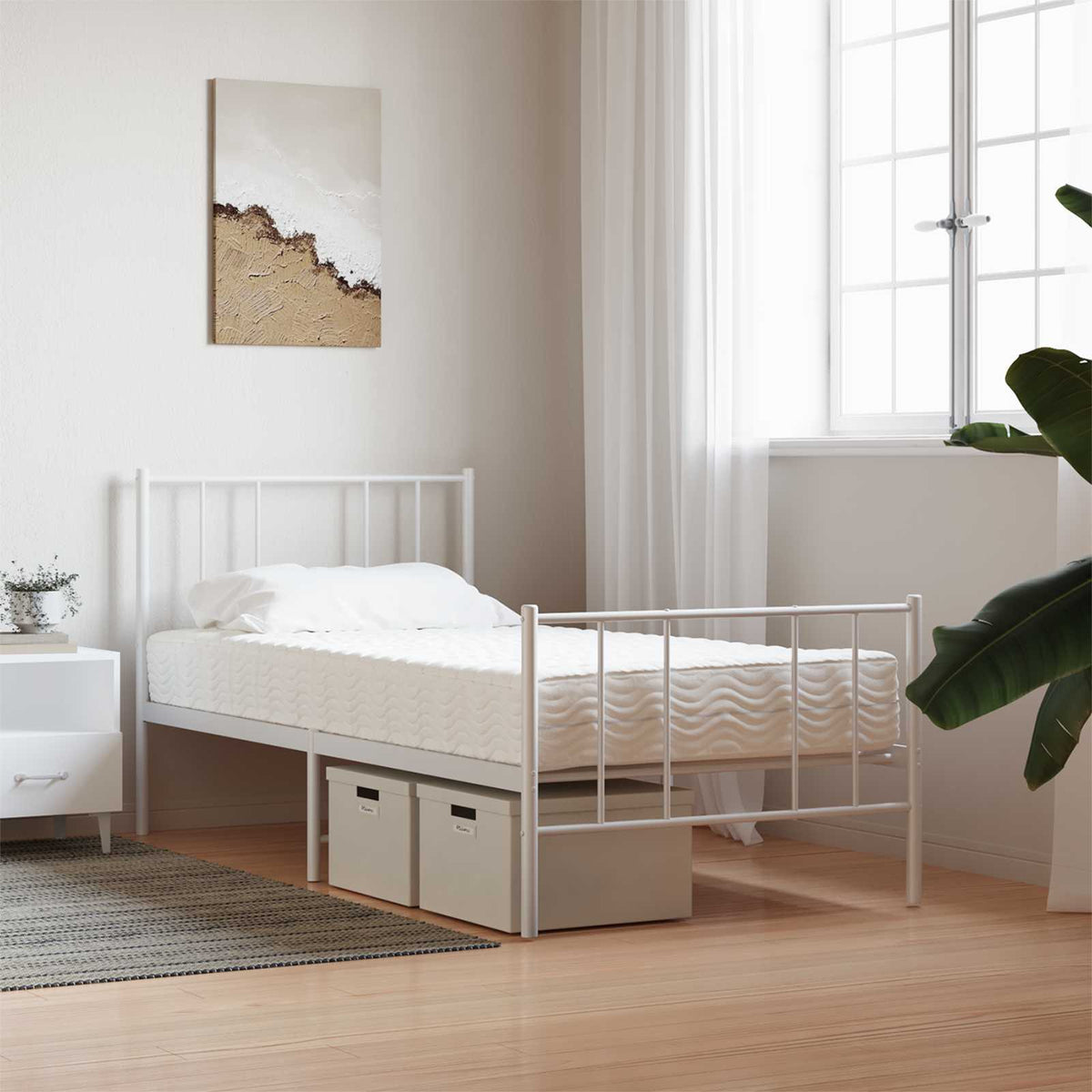 Madrac od pjene H2 i H3 75 x 190 cm Bijela