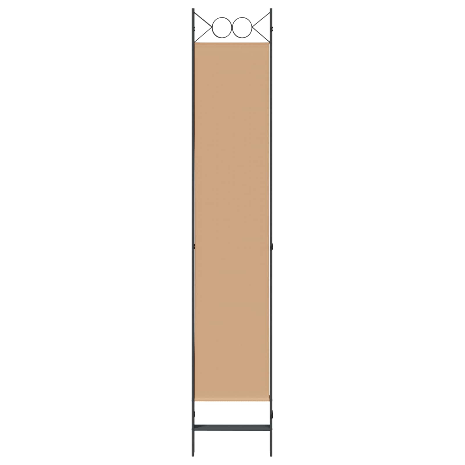 4-panelni pregradni zid Bež 160 x 220 cm Tkanina