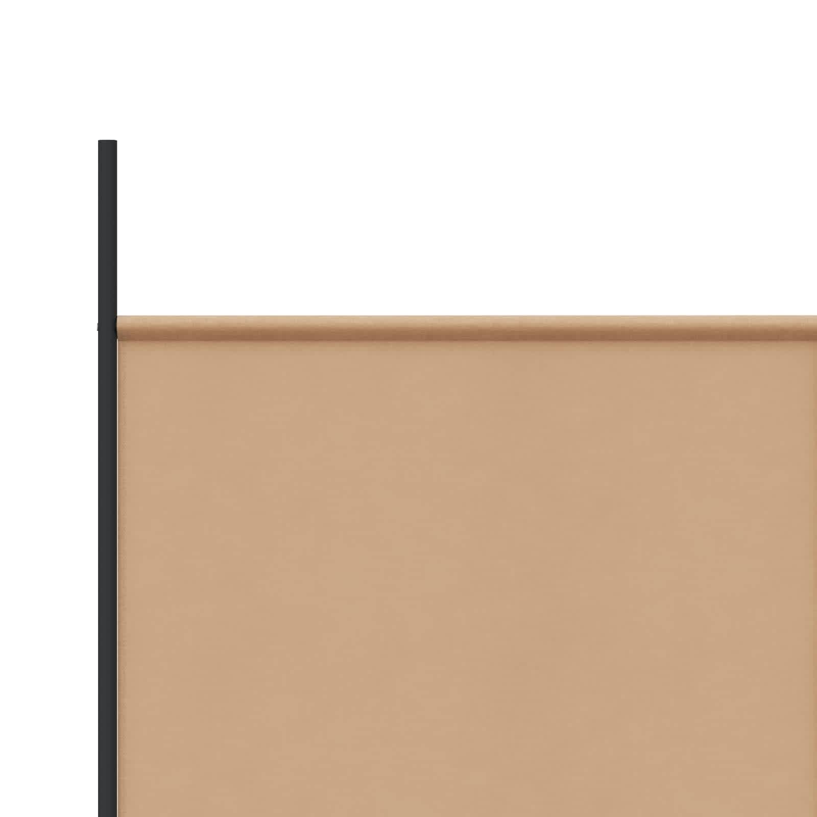 Razdjelnik prostora s 6 panela Bež 300 x 200 cm Tkanina