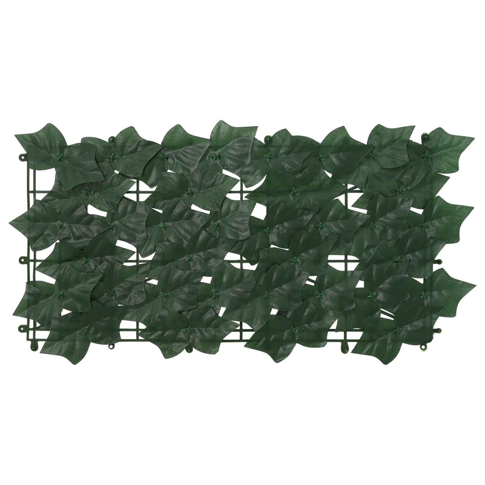 Zaslon za balkon s lišćem Tamnozelena 200 x 75 cm