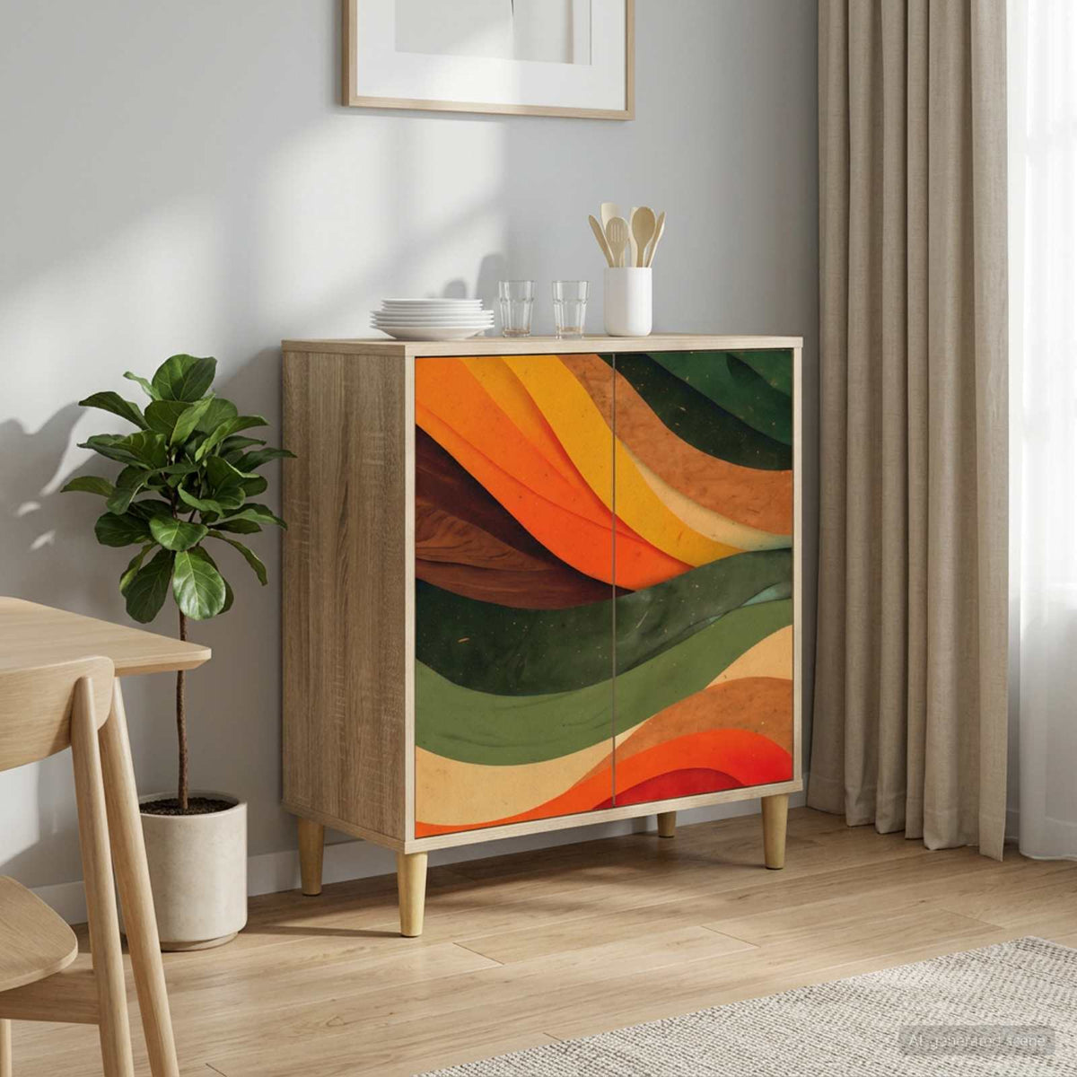 Kreveta BONN Sonoma 69 x 33 x 75 cm Konstruirano drvo