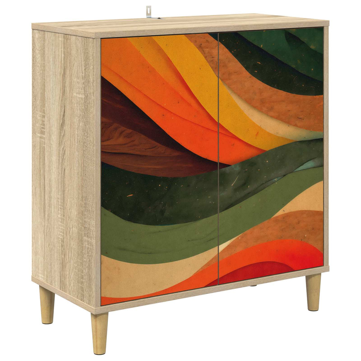 Kreveta BONN Sonoma 69 x 33 x 75 cm Konstruirano drvo