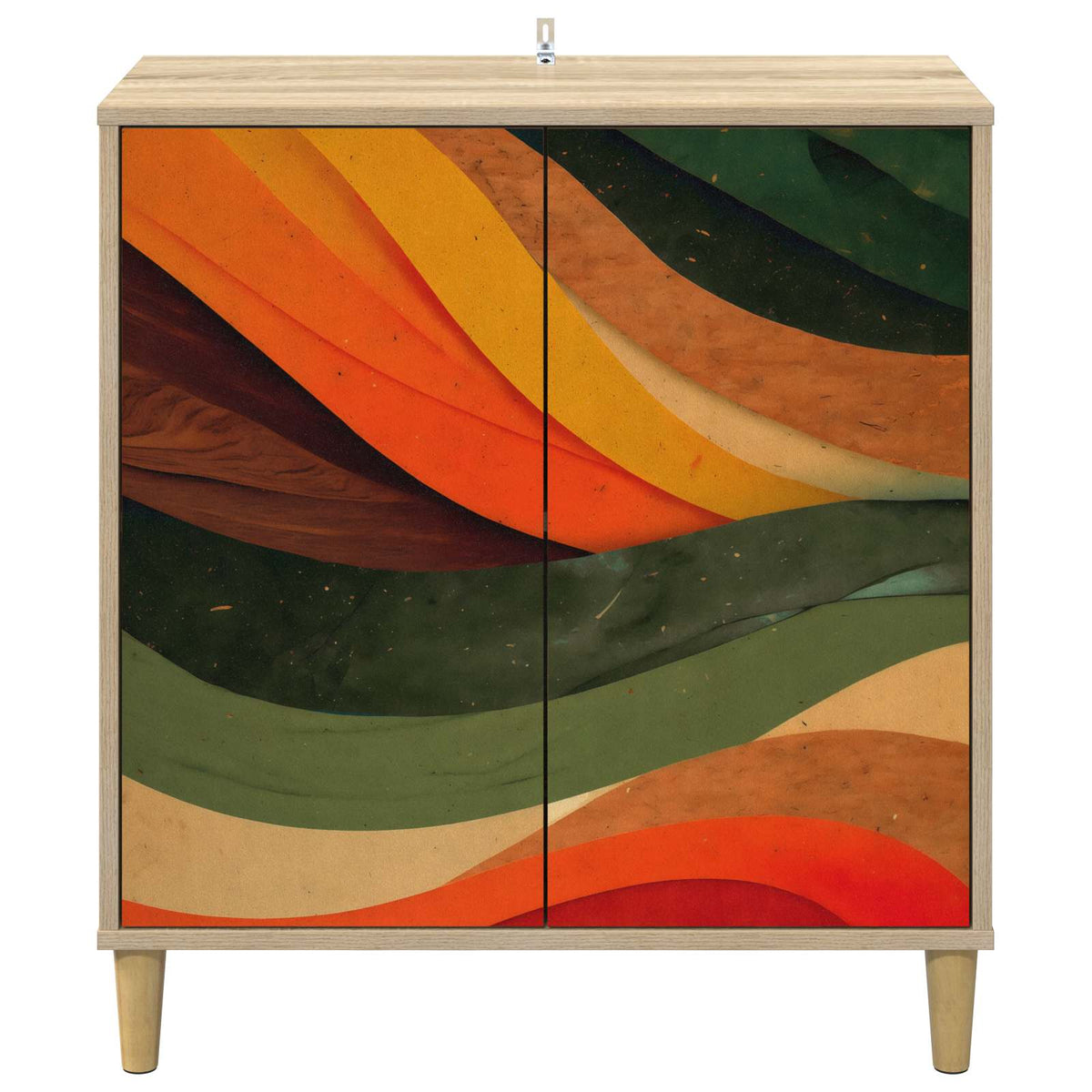 Kreveta BONN Sonoma 69 x 33 x 75 cm Konstruirano drvo