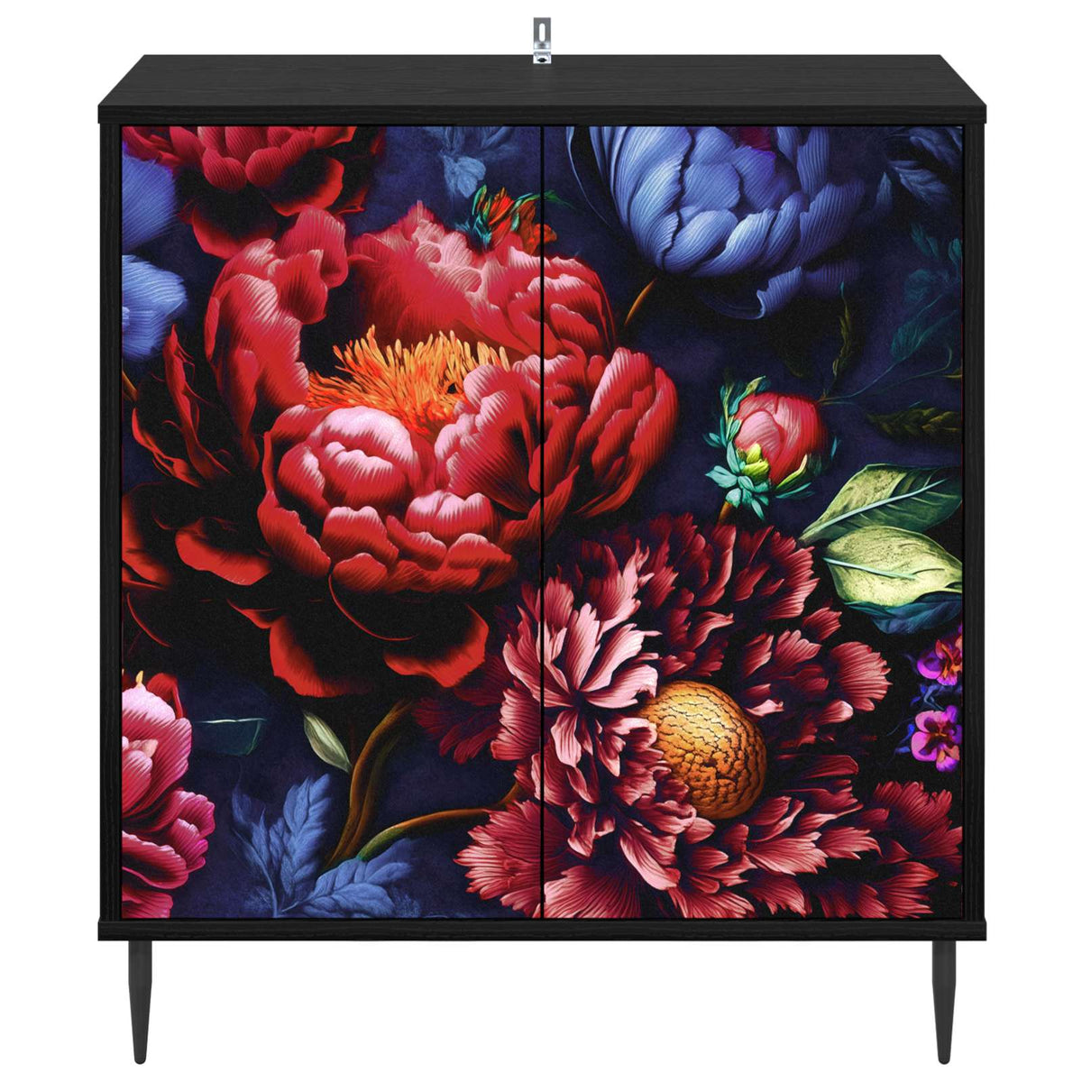 Kreveta KIEL Crni hrast 69 x 33 x 76 cm Konstruirano drvo