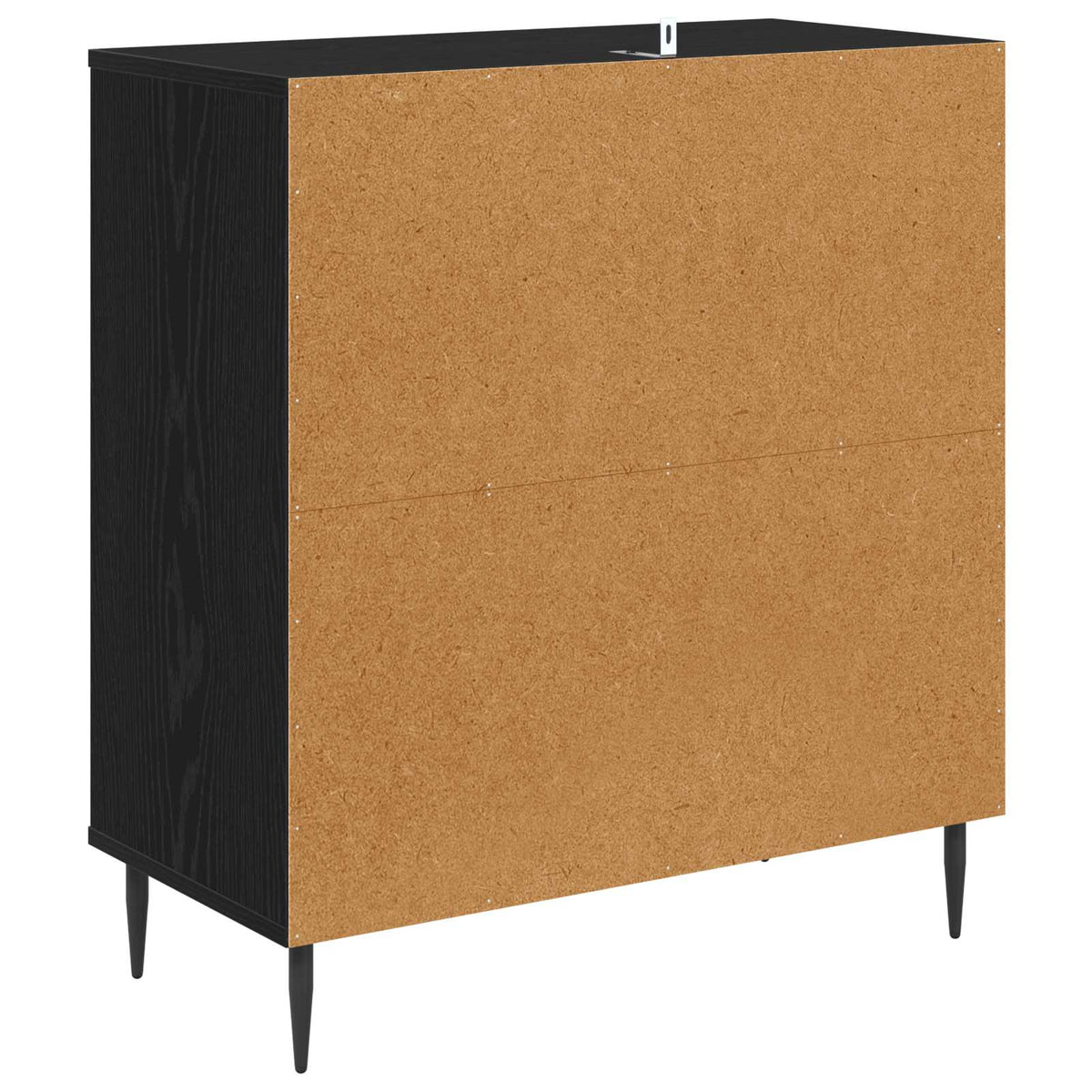 Kreveta GOTHA Crni hrast 69 x 33 x 76 cm Konstruirano drvo