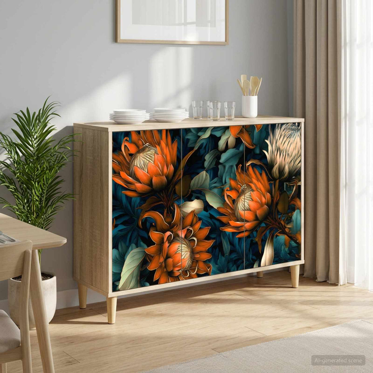 Kreveta LOCHEM Sonoma 102 x 33 x 75 cm Konstruirano drvo