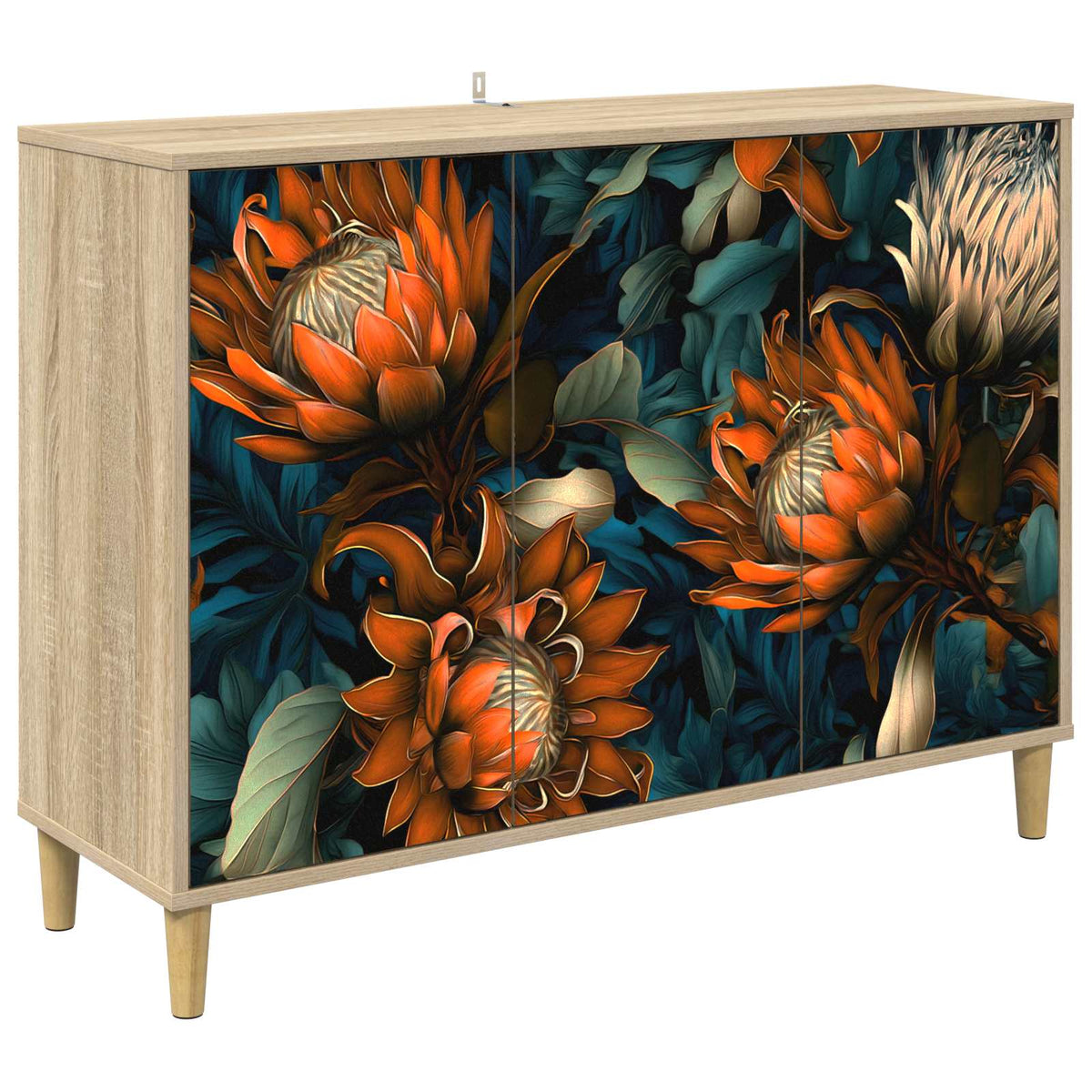 Kreveta LOCHEM Sonoma 102 x 33 x 75 cm Konstruirano drvo