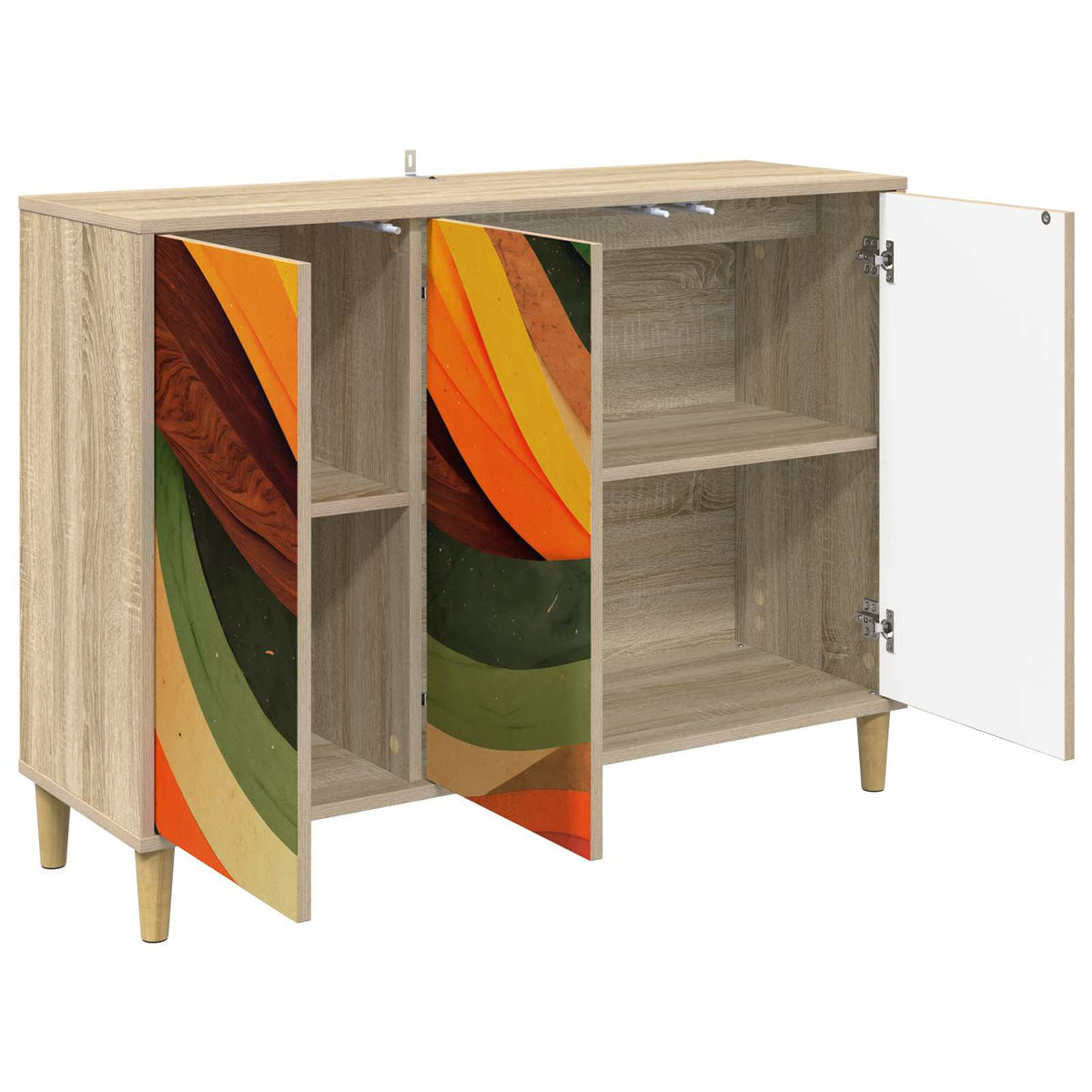 Kreveta BONN Sonoma 102 x 33 x 75 cm Konstruirano drvo