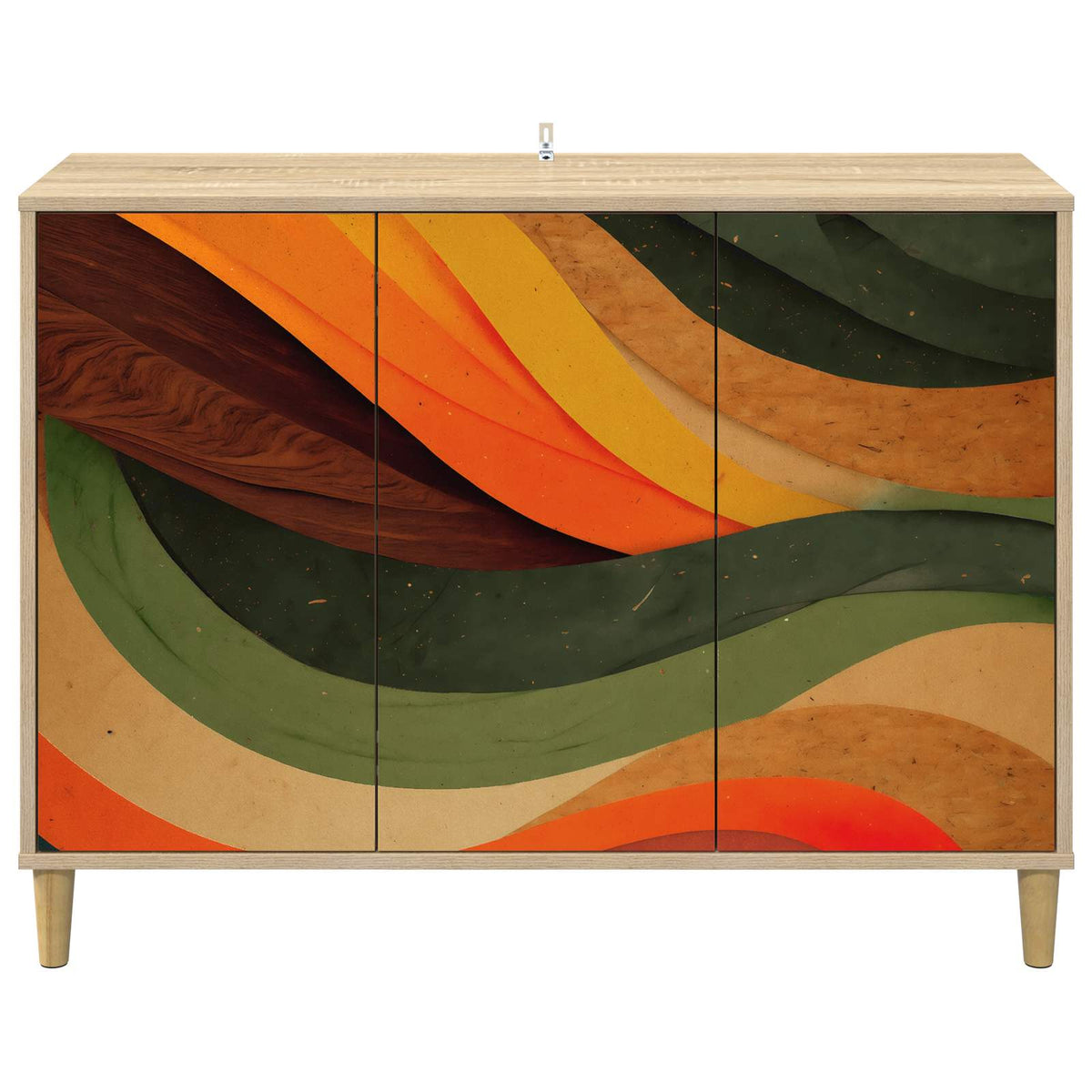 Kreveta BONN Sonoma 102 x 33 x 75 cm Konstruirano drvo