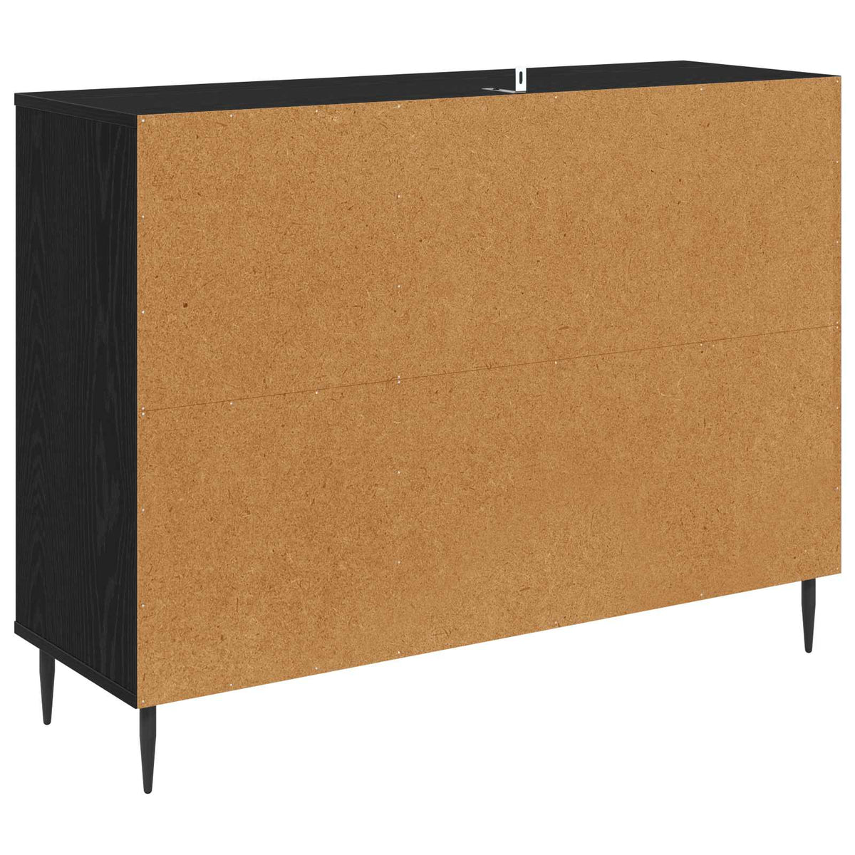 Kreveta RHENEN Crni hrast 102 x 33 x 76 cm Konstruirano drvo