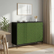 Kreveta GELEEN Crni hrast 102 x 33 x 76 cm Konstruirano drvo