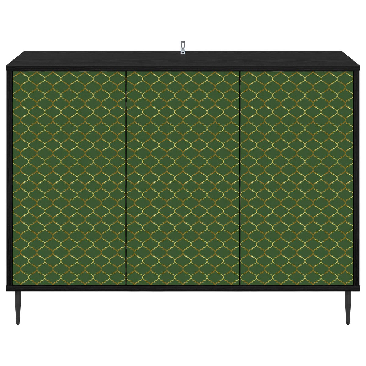 Kreveta GELEEN Crni hrast 102 x 33 x 76 cm Konstruirano drvo