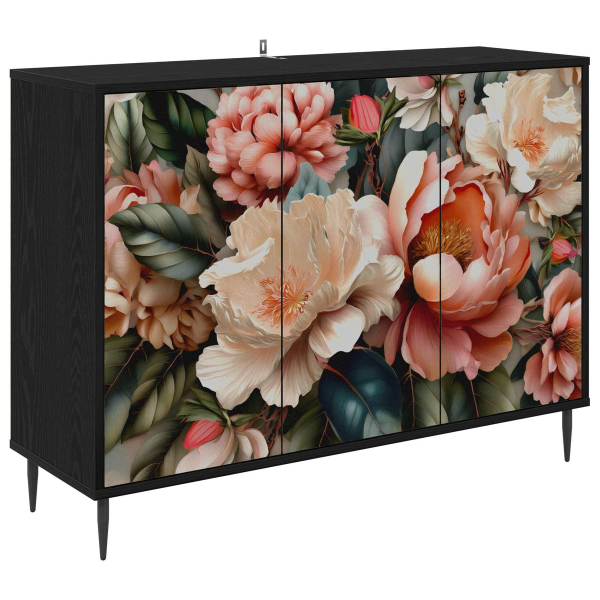 Kreveta BORNE Crni hrast 102 x 33 x 76 cm Konstruirano drvo