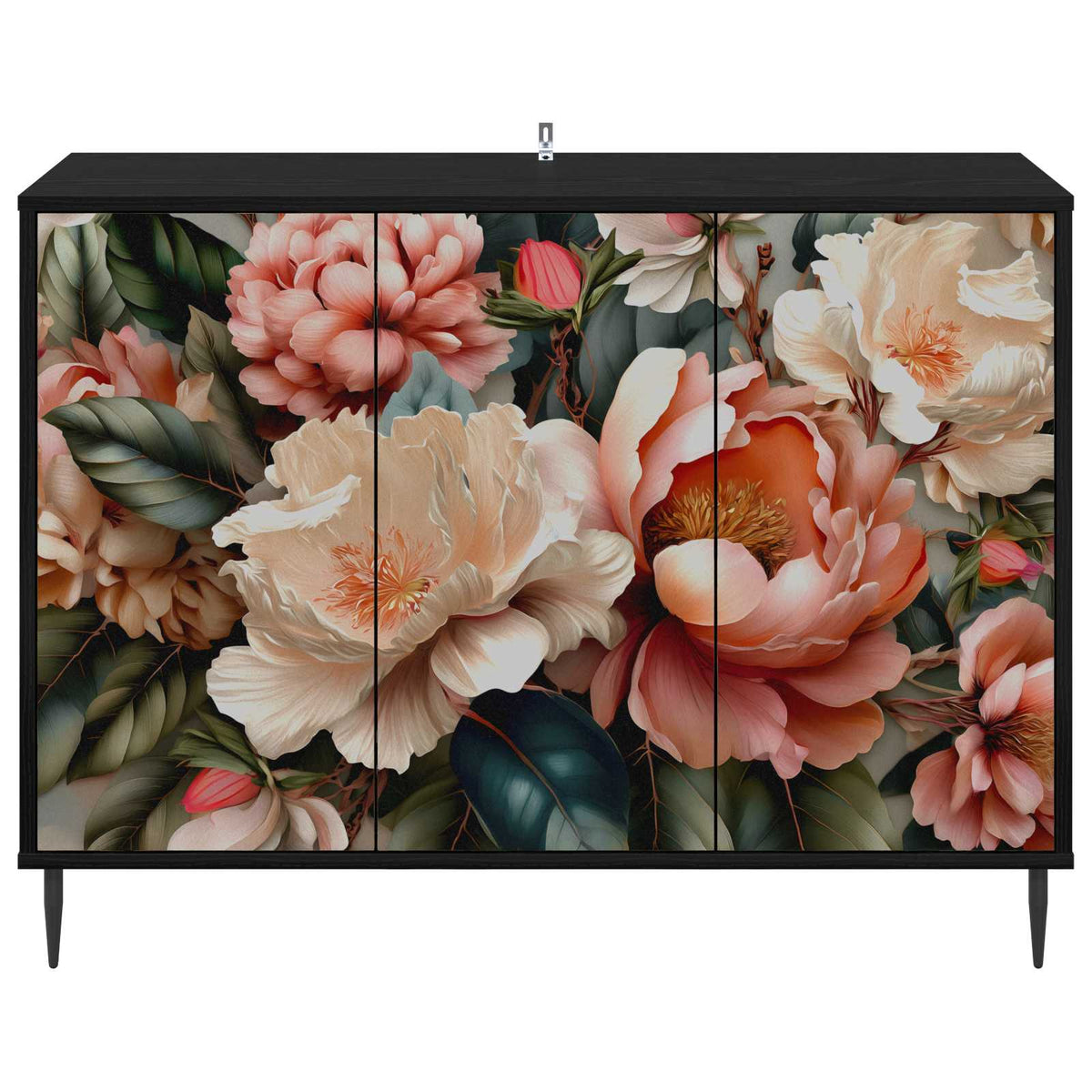 Kreveta BORNE Crni hrast 102 x 33 x 76 cm Konstruirano drvo