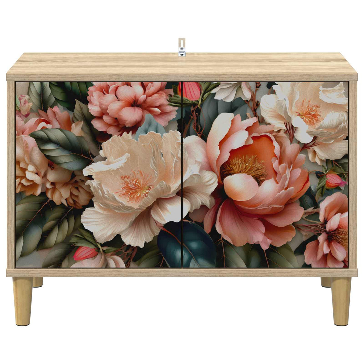 TV ormar BORNE 69 x 33 x 50 cm Sonoma Konstruirano drvo