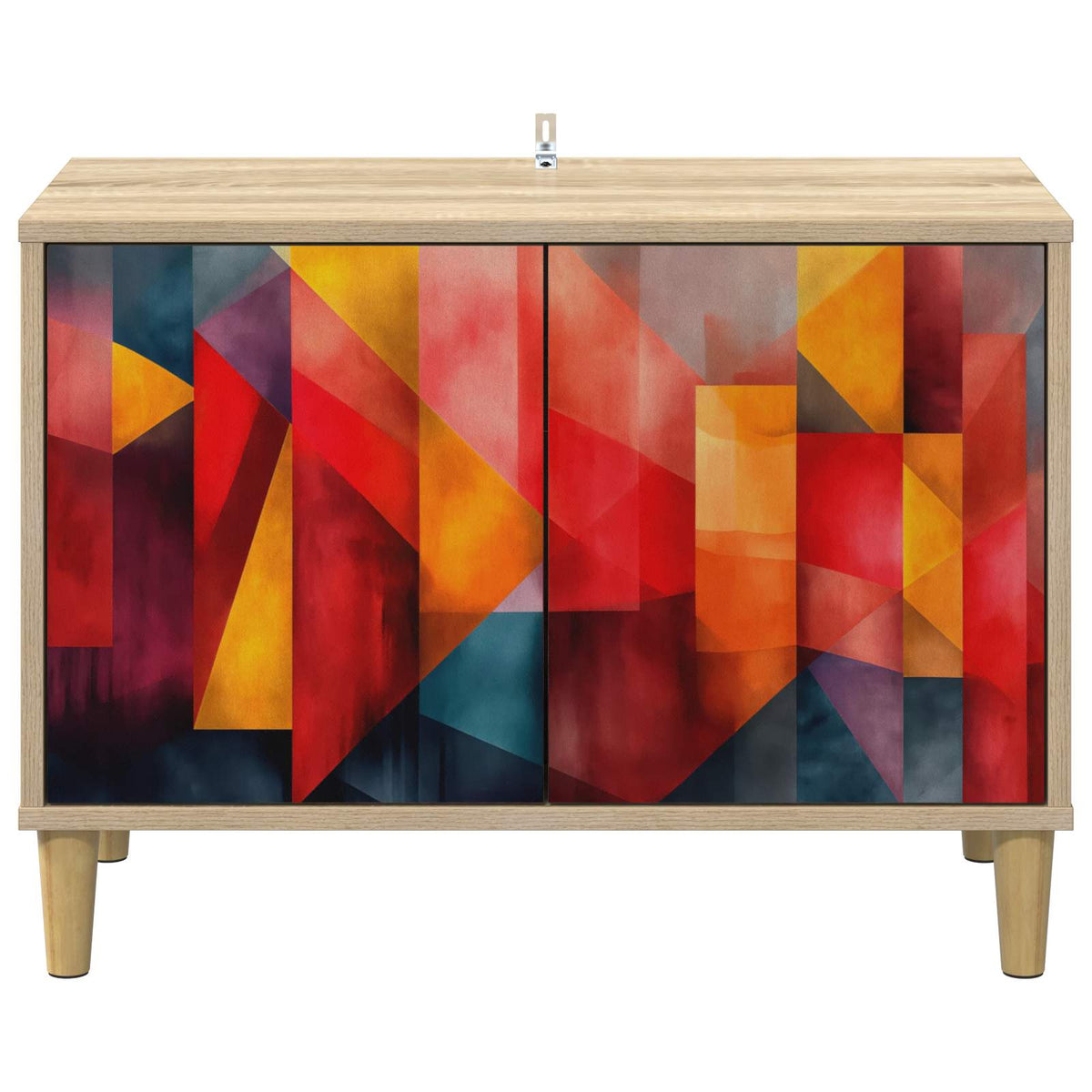 TV ormar HEESCH 69 x 33 x 50 cm Sonoma Konstruirano drvo