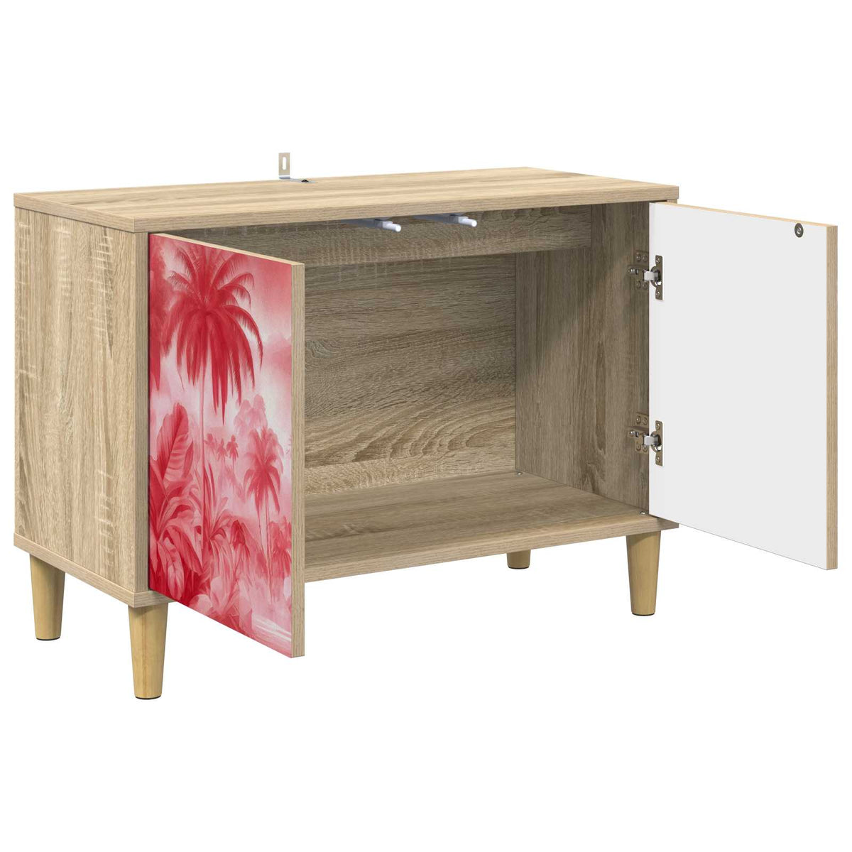 TV ormar AACHEN 69 x 33 x 50 cm Sonoma Konstruirano drvo