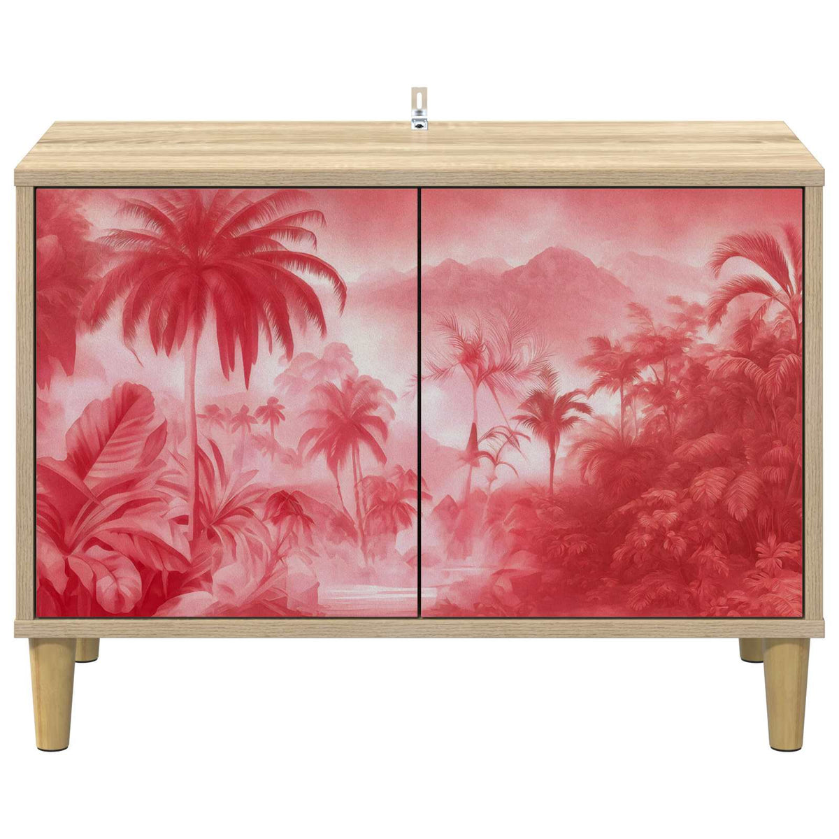 TV ormar AACHEN 69 x 33 x 50 cm Sonoma Konstruirano drvo