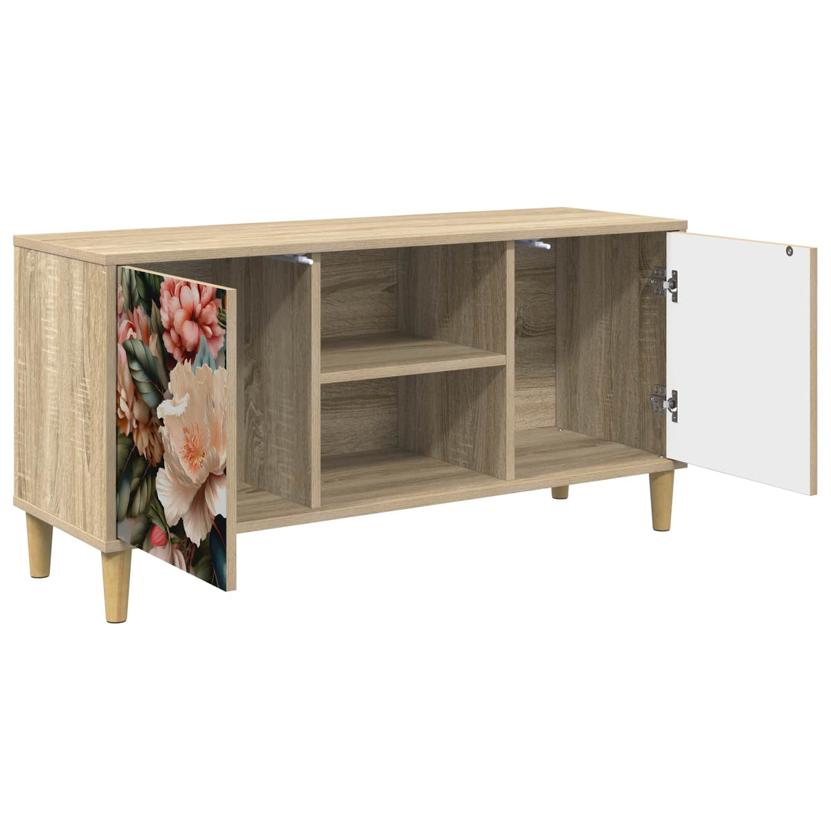 TV ormar BORNE 102 x 33 x 50 cm Sonoma Konstruirano drvo